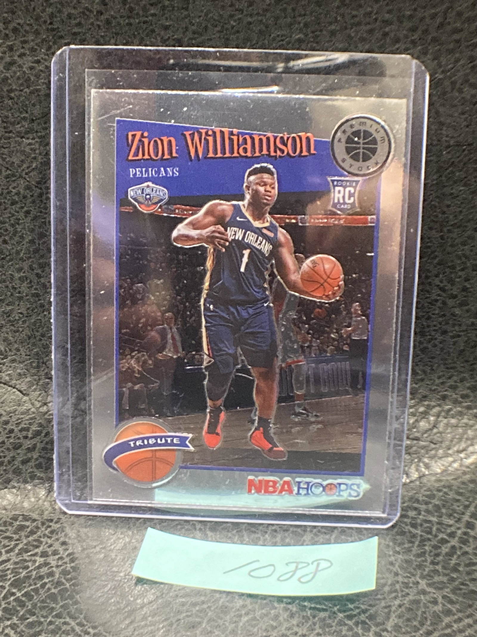 Zion Williamson 2019-20 Nba Panini Hoops Premium Stock Tribute Rookie #296 (1 of 2)