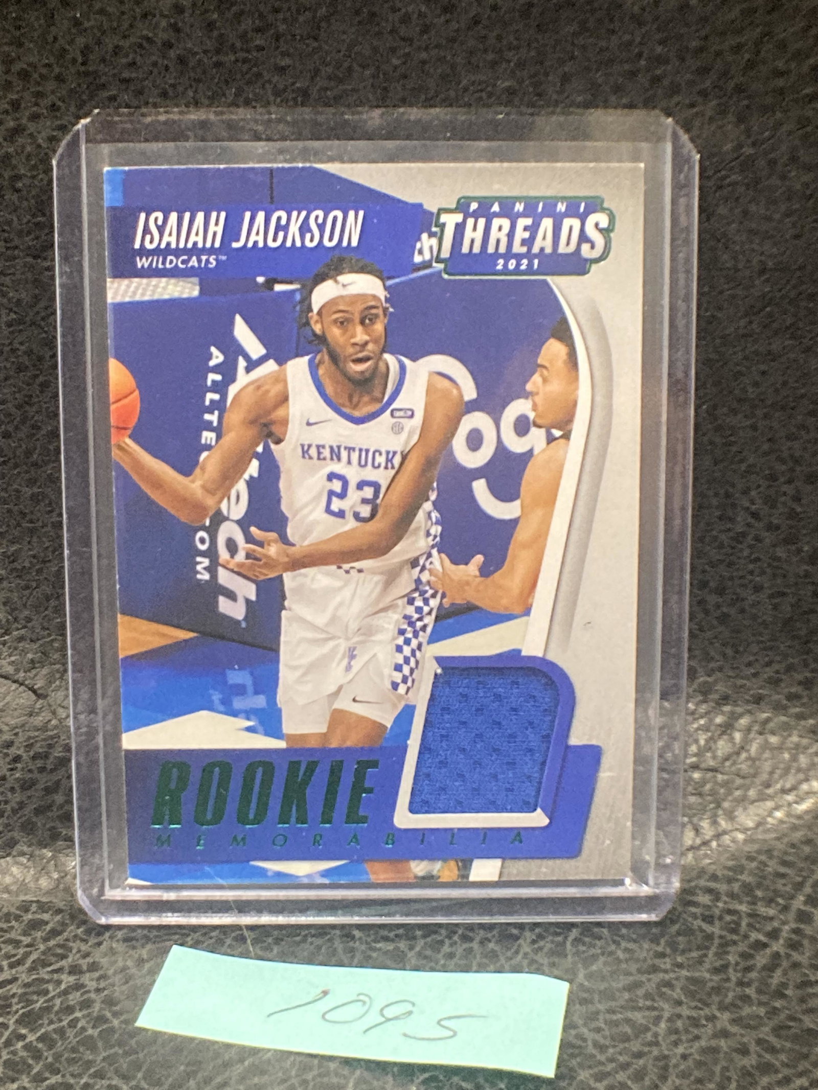 Isaiah Jackson 2021 Chronicles Panini Threads Green Rookie Memorabilia Jersey (1 of 2)