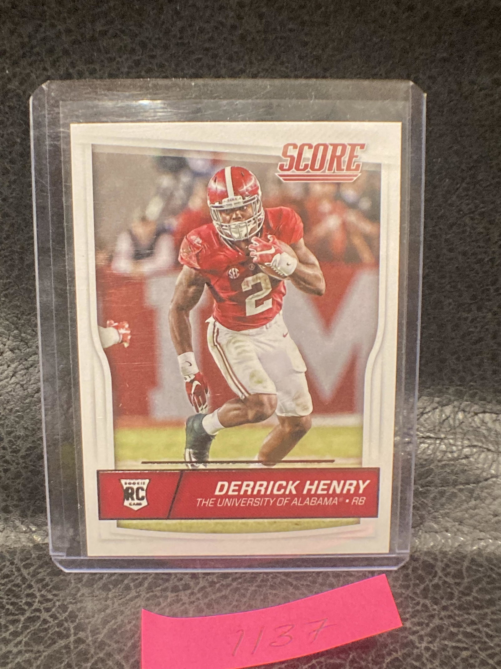 Derrick Henry 2016 Score Rookie Rc Card #345 Alabama Titans Rc (1 of 2)