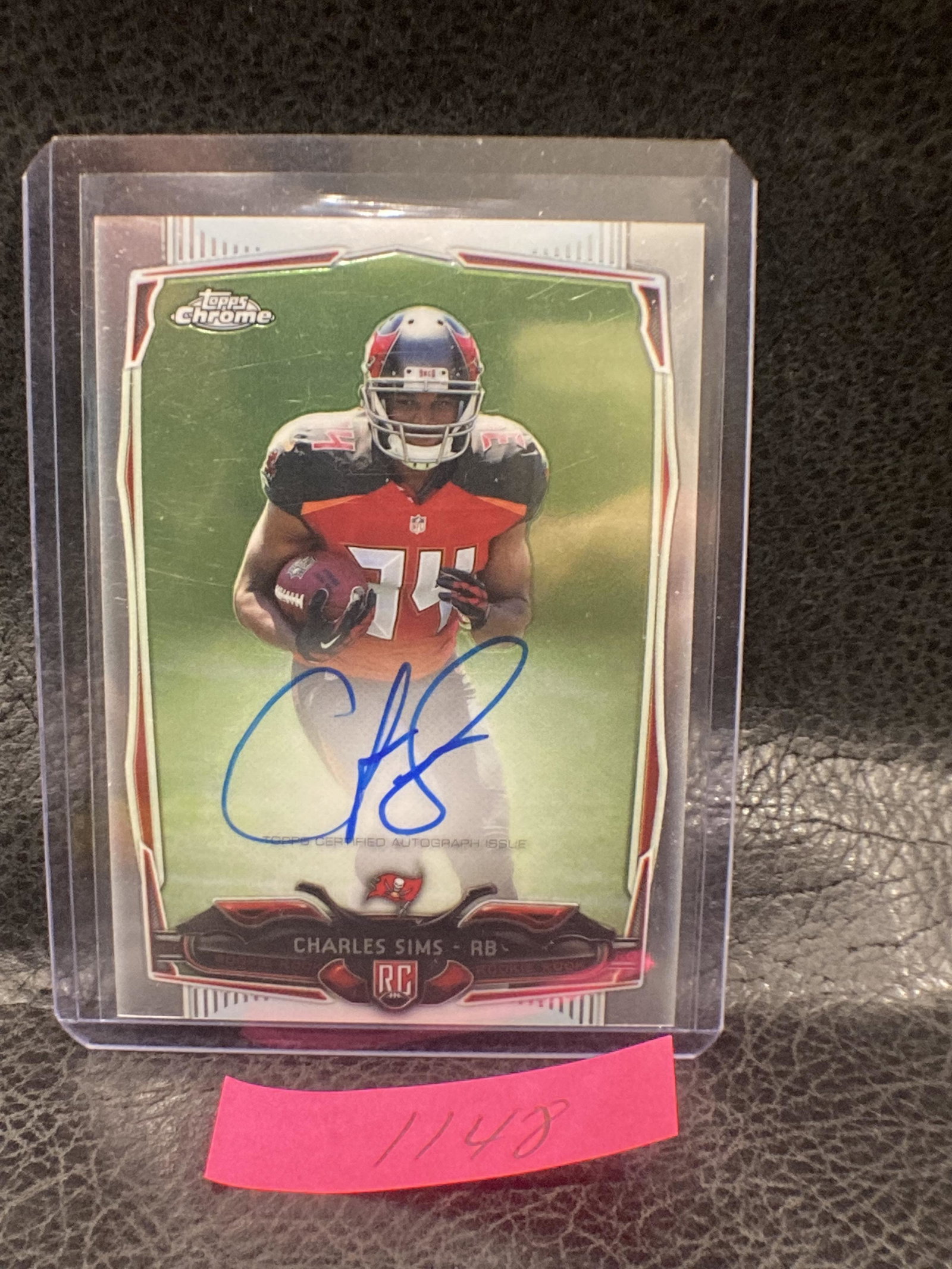 Charles Sims 2014 Topps Chrome Rookie Auto (1 of 2)