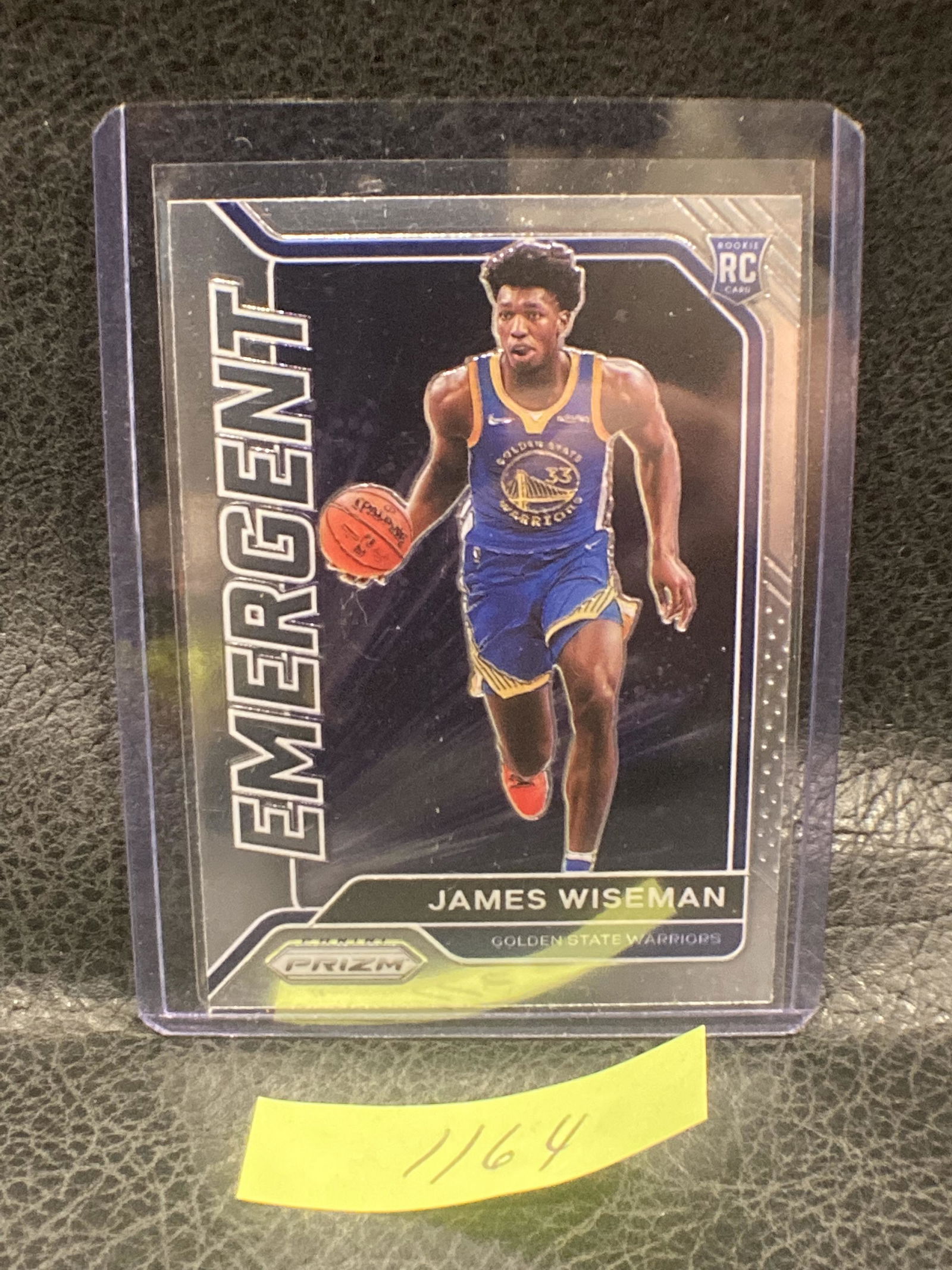 James Wiseman 2020-21 Panini Prizm Emergent Rookie Card #13 Rc Nba Warriors (1 of 2)