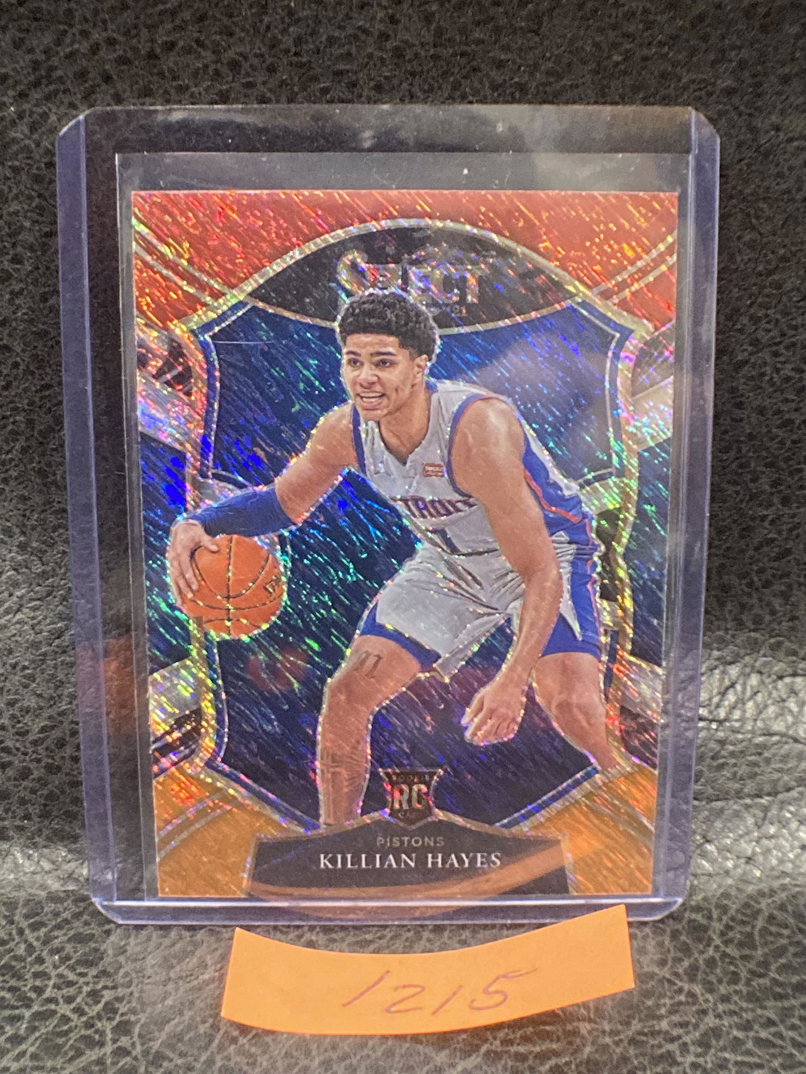 Killian Hayes 2020-21 Select Red White Orange Shimmer Prizm Rc Concourse (1 of 2)