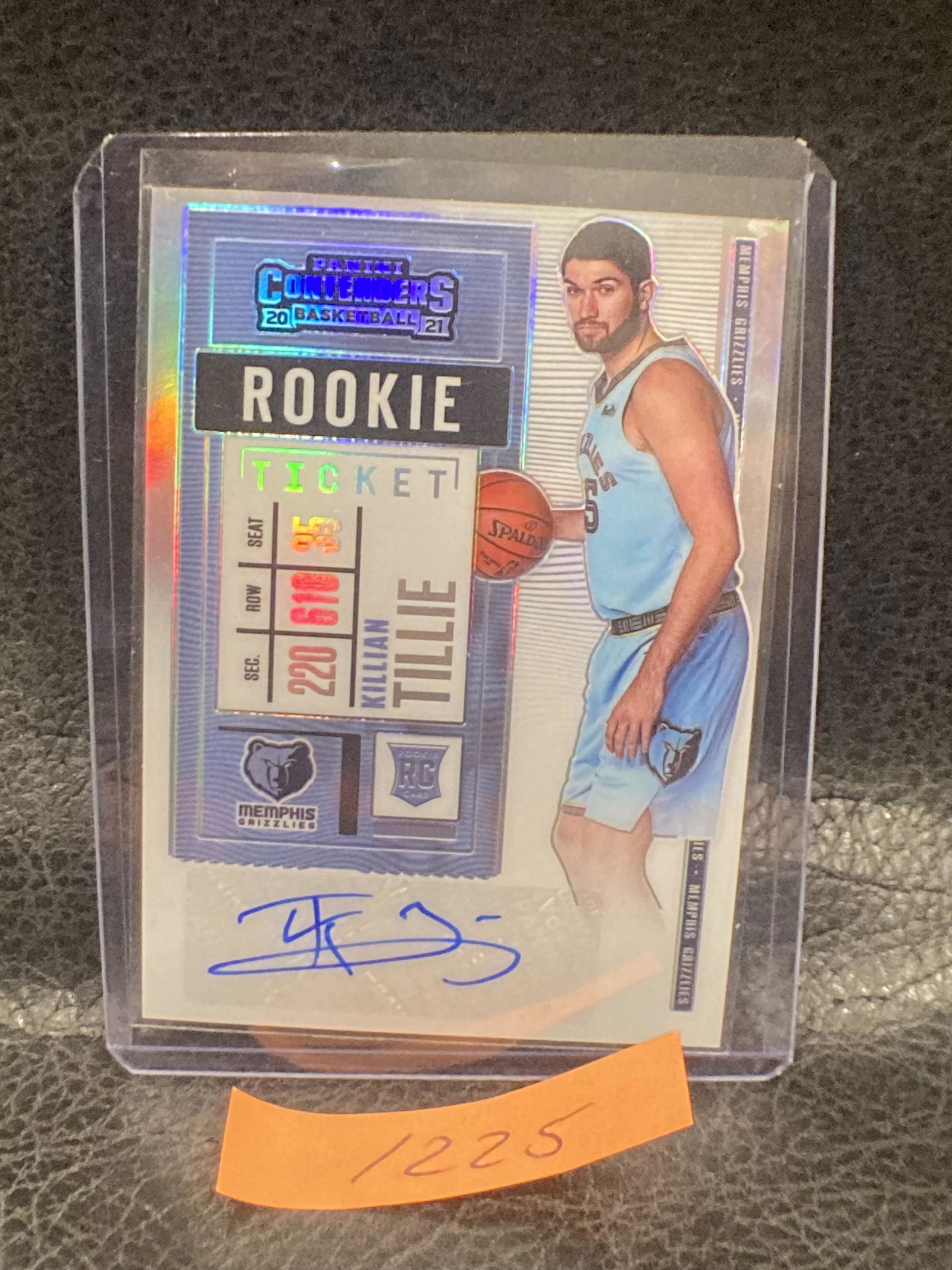 Killian Tillie 2020-21 Contenders Rookie Ticket Auto #162 Grizzles (1 of 2)