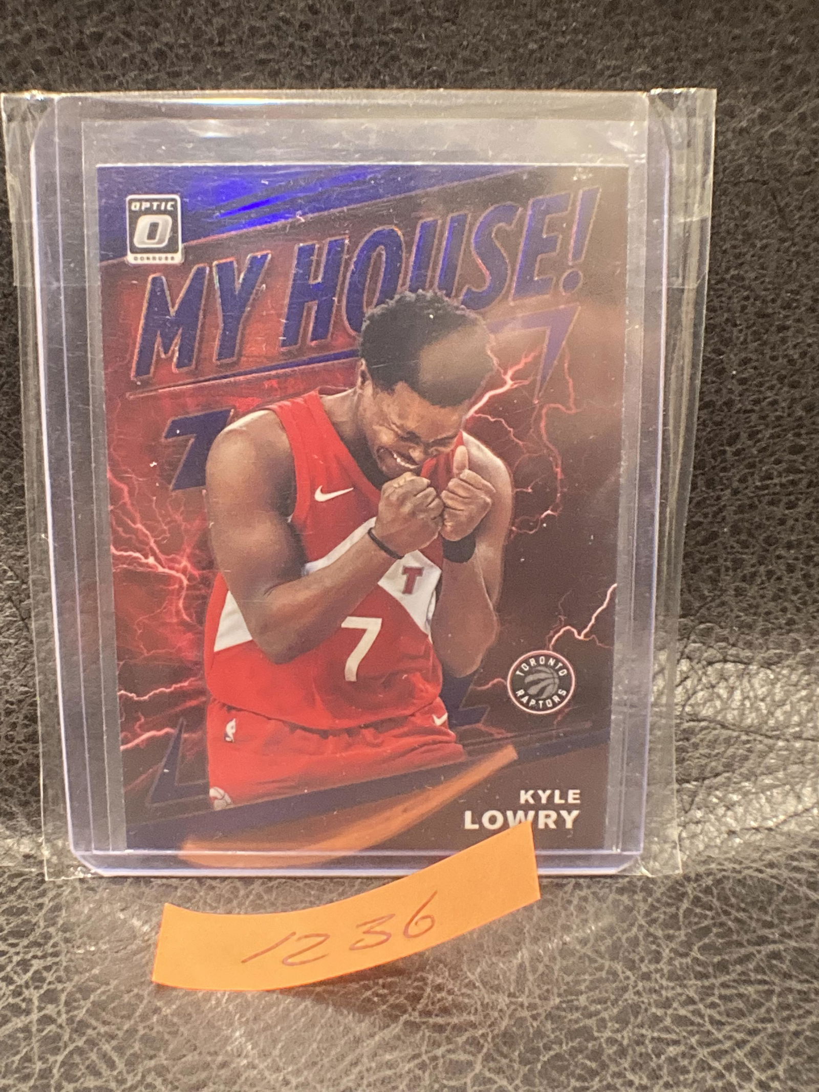 Kyle Lowry 2019-20 Panini Donruss Optic #20 My House Purple Prizm Insert (1 of 2)