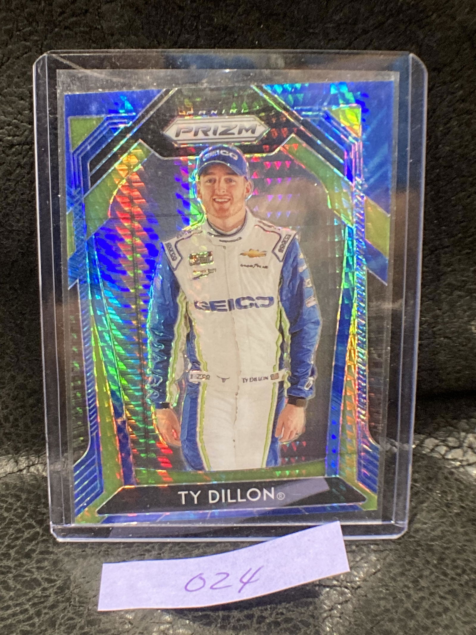 Ty Dillon 2020 Panini Prizm Racing Red & Blue Hyper Parallel (1 of 2)