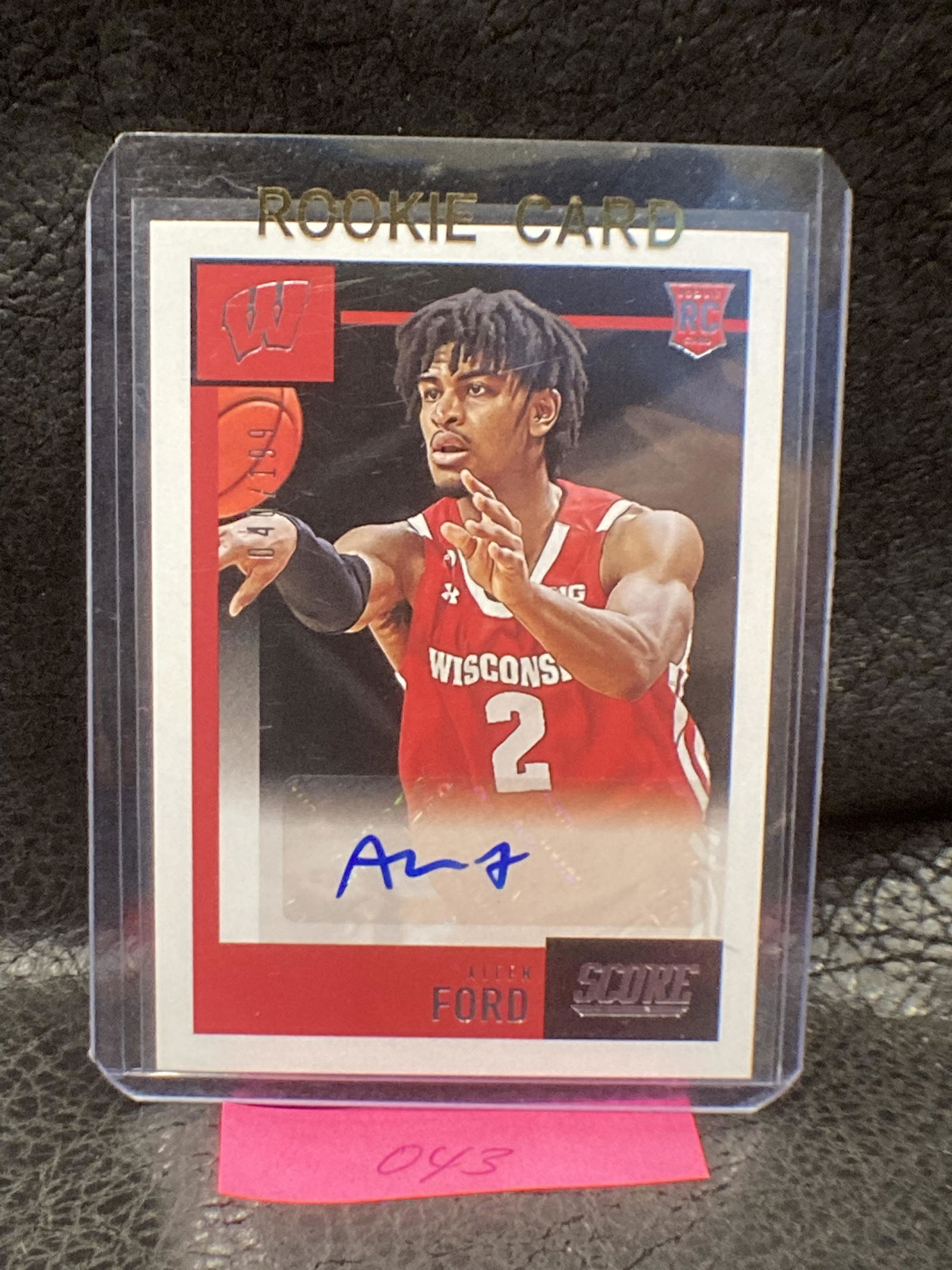 Aleem Ford 2021-22 Chronicles Draft Score Auto #/199 Wisconsin Badgers (1 of 2)