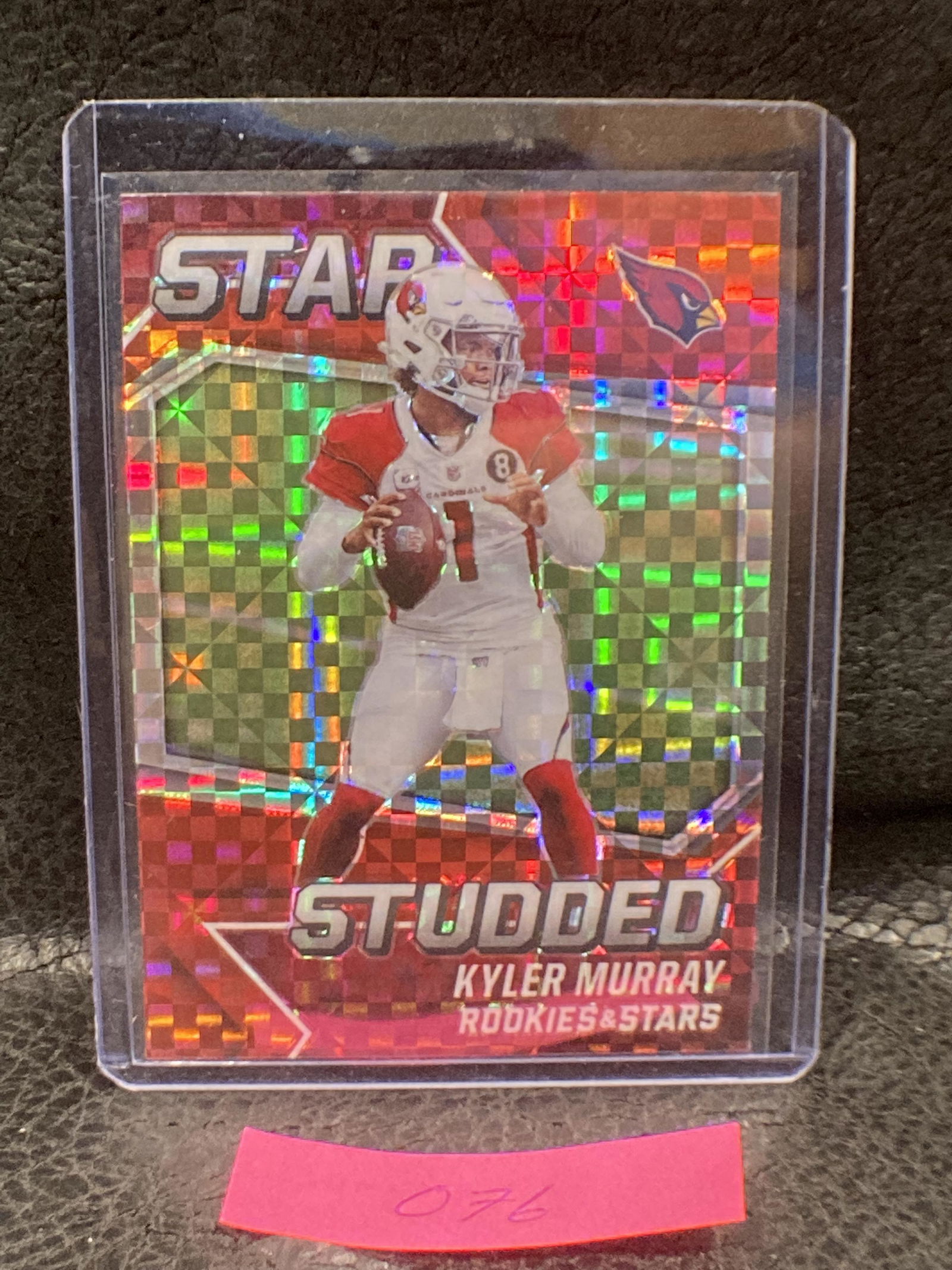 Kyler Murray 2021 Rookies & Stars Star Studded Red Plaid Prizm #SS-13 Cardinals (1 of 2)