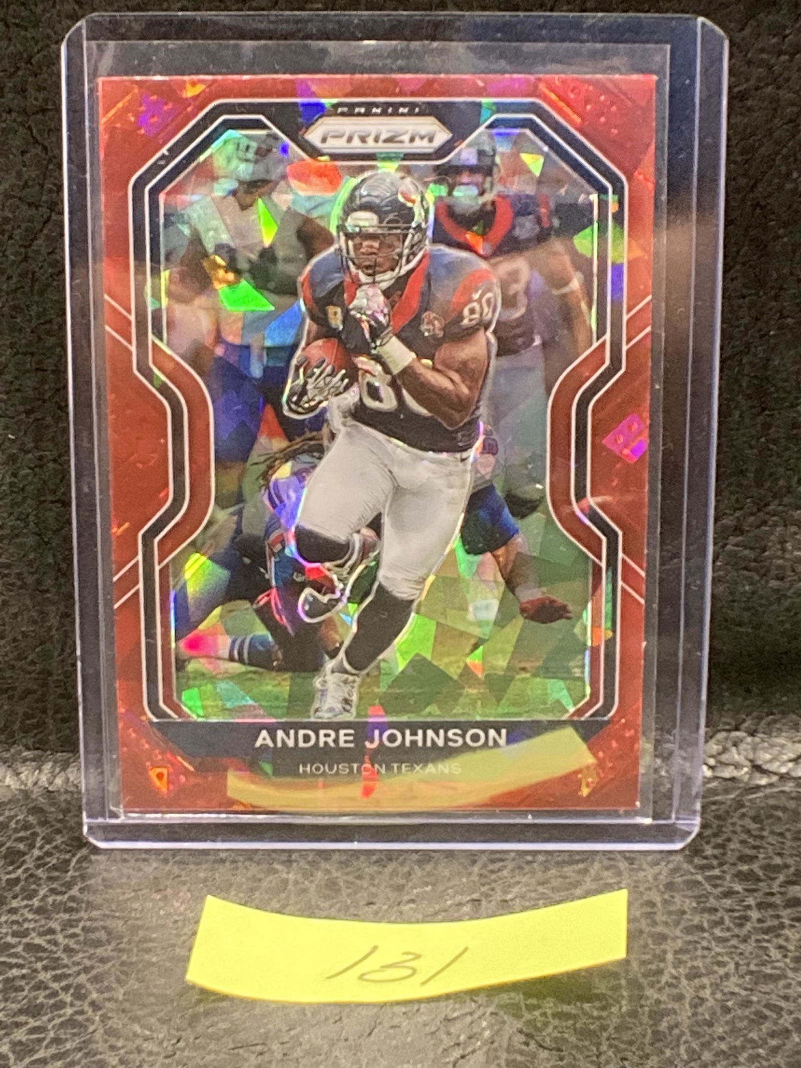 Andre Johnson 2020 Panini Prizm Red Cracked Ice #82 Houston Texans (1 of 2)