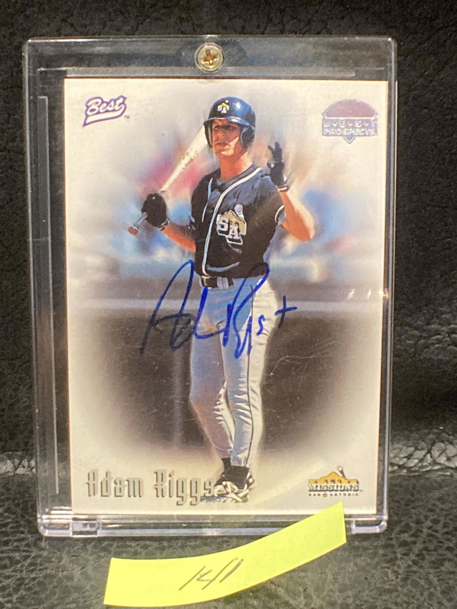 Adam Riggs 1997 Best Auto Card (1 of 2)