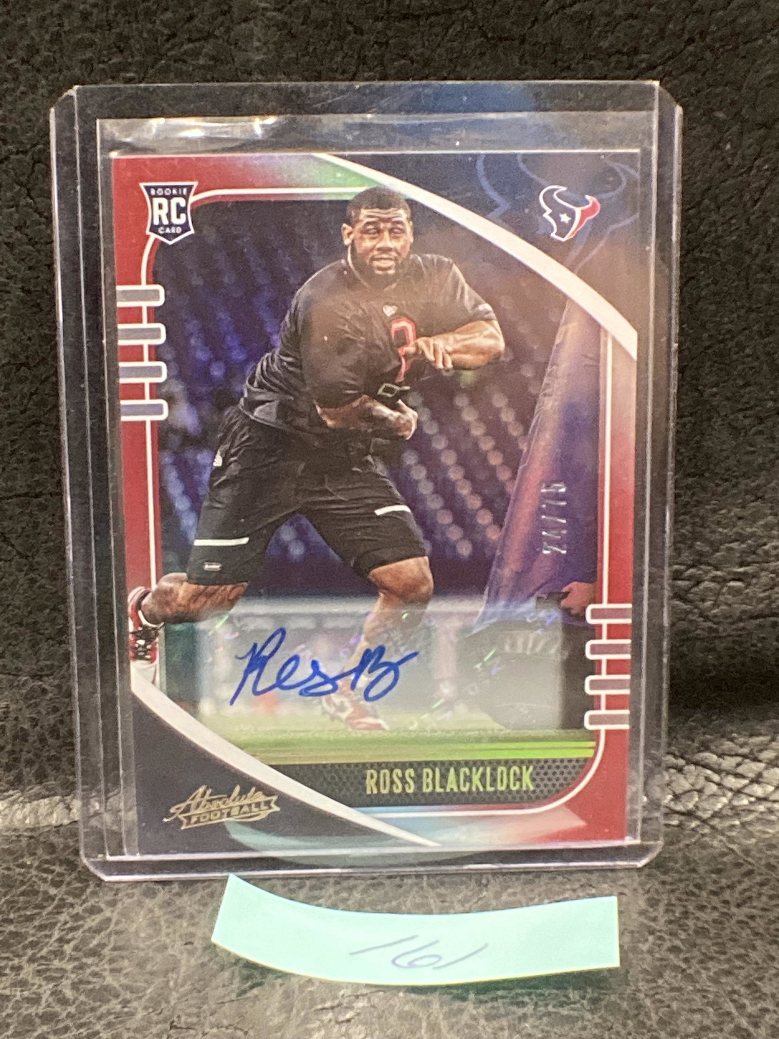 Ross Blacklock 2020 Absolute Rookies Signatures Orange Mosaic /75 Rookie Auto Rc (1 of 2)