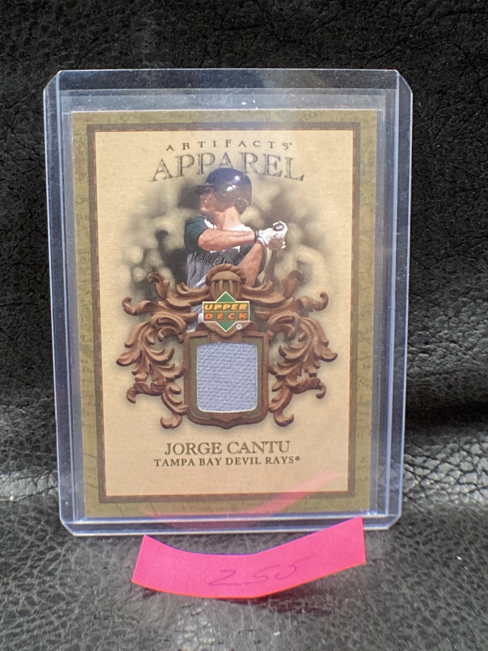 Jorge Cantu 2007 Upper Deck Artifacts Apparel #MLB-JC Jersey Devil Rays (1 of 2)