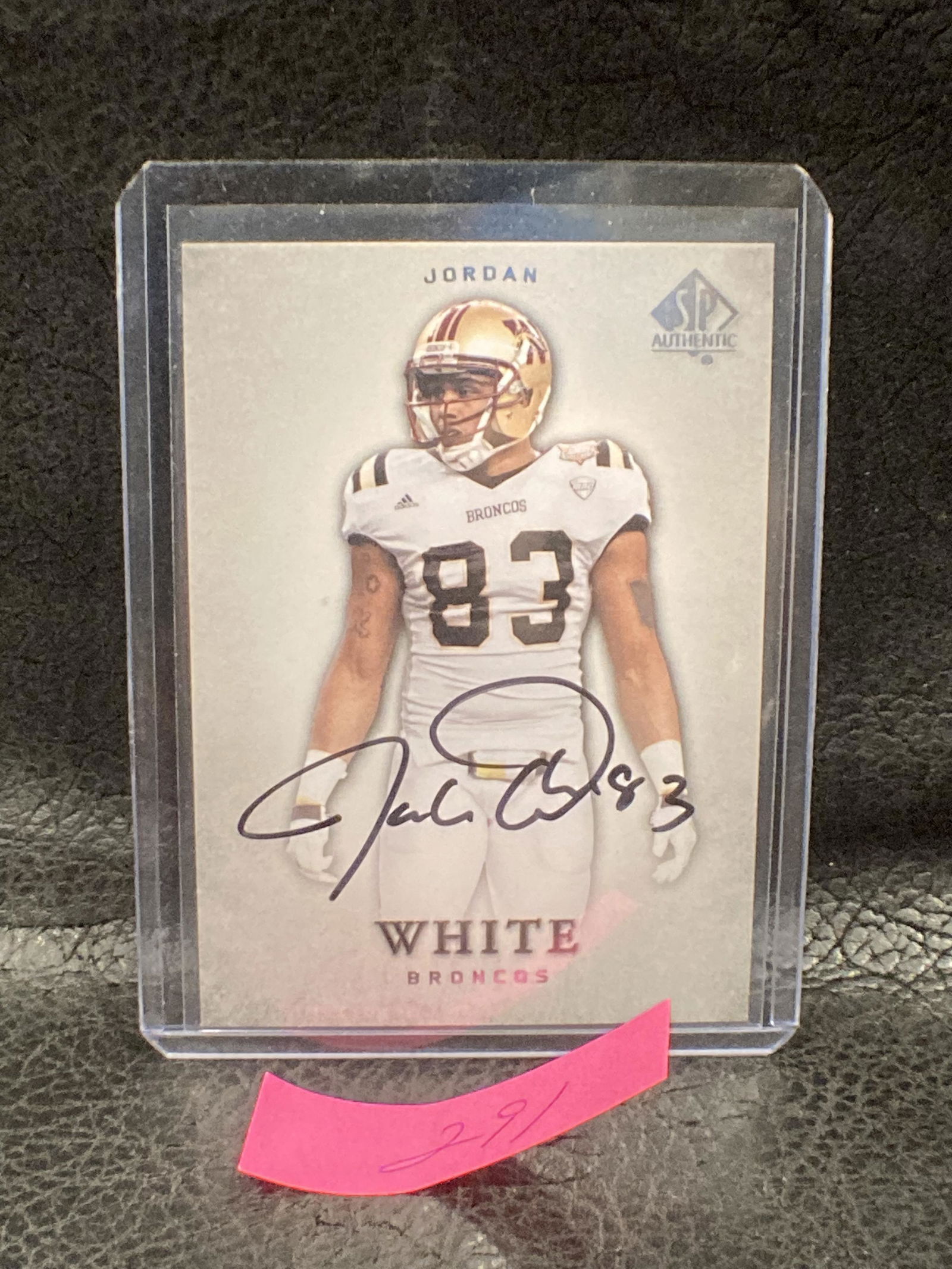 Jordan White 2012 SP Authentic Auto Auto #52 Rookie Auto RC (1 of 2)