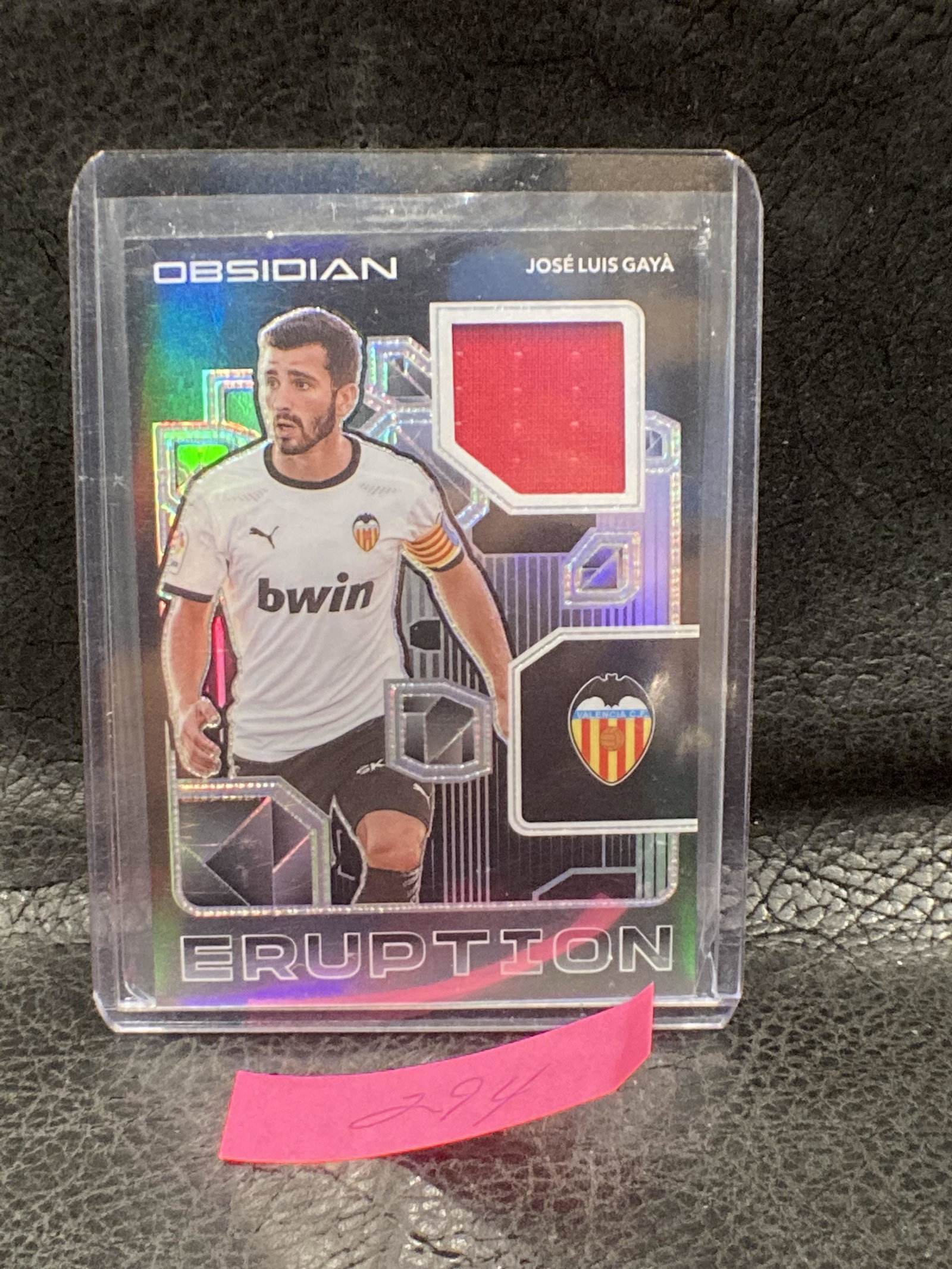 Jose Luis Gaya 2020-21 Panini Obsidian Eruption Materials #26 Jersey /149: Jose Luis Gaya 2020-21 Panini Obsidian Eruption Materials #26 Jersey /149