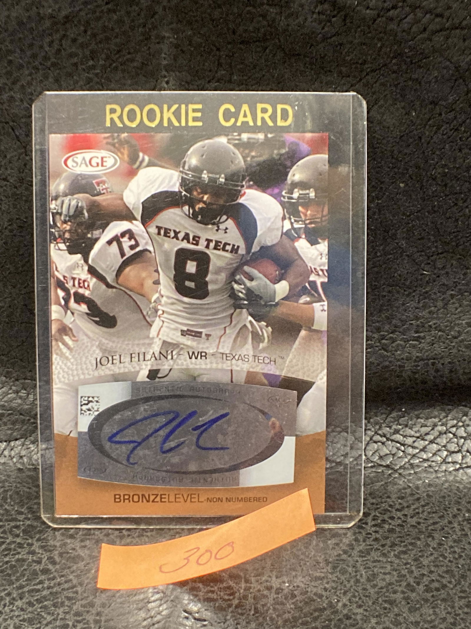 Joel Filani 2007 SAGE Auto Autograph Bronze Rookie RC Texas Tech Titans (1 of 2)