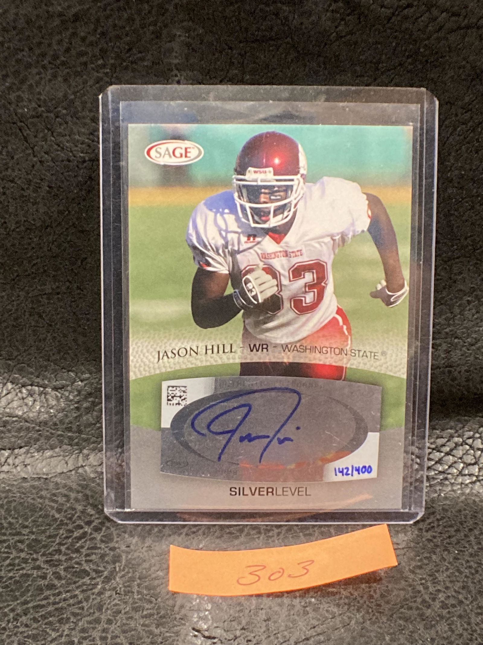 Jason Hill 2007 Sage Rookie RC Auto Autograph Washington State Silver /400 (1 of 2)