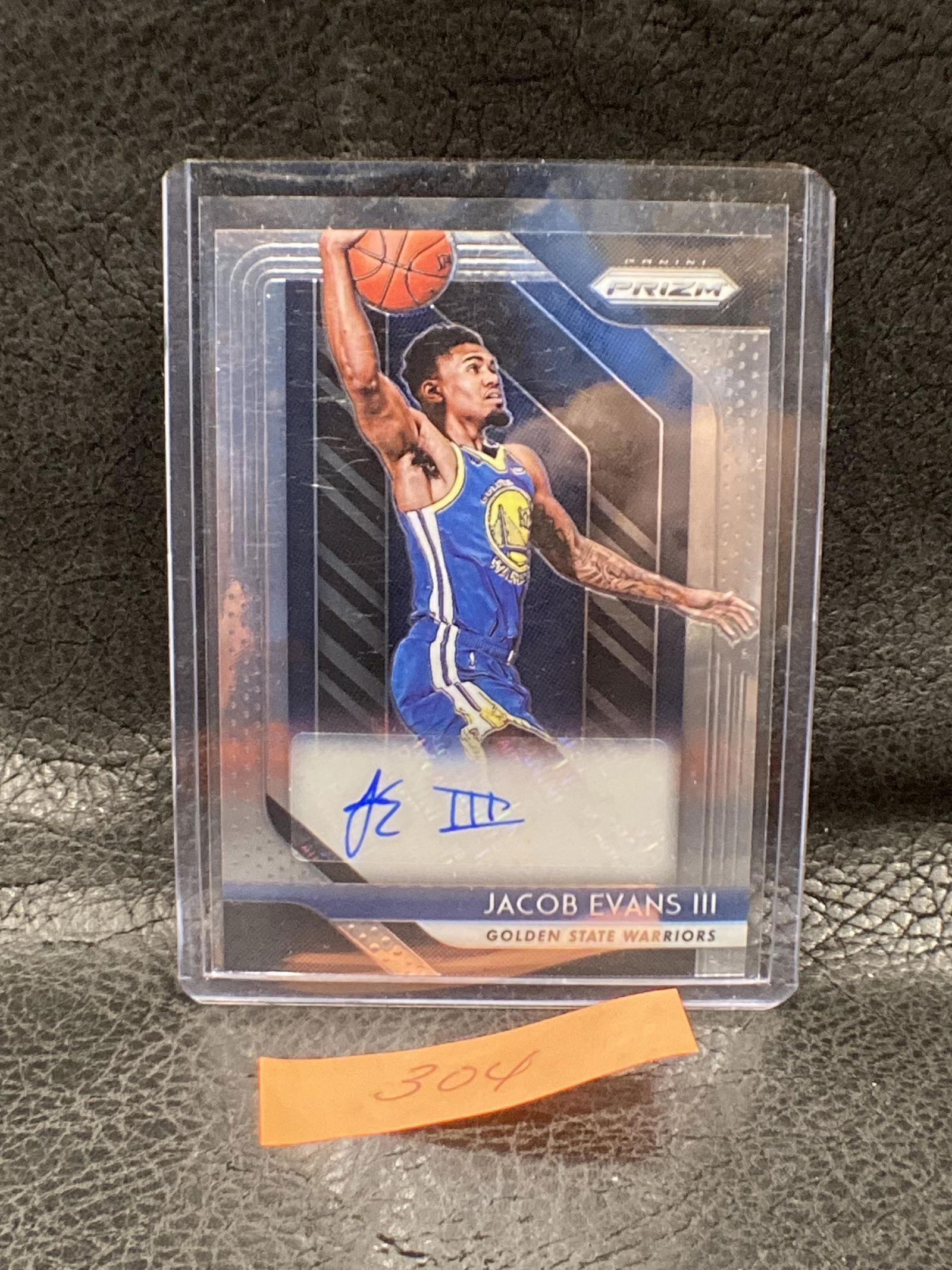 Jacob Evans III 2018-19 Prizm Auto Rookie Card RC #RS-JEV (1 of 2)