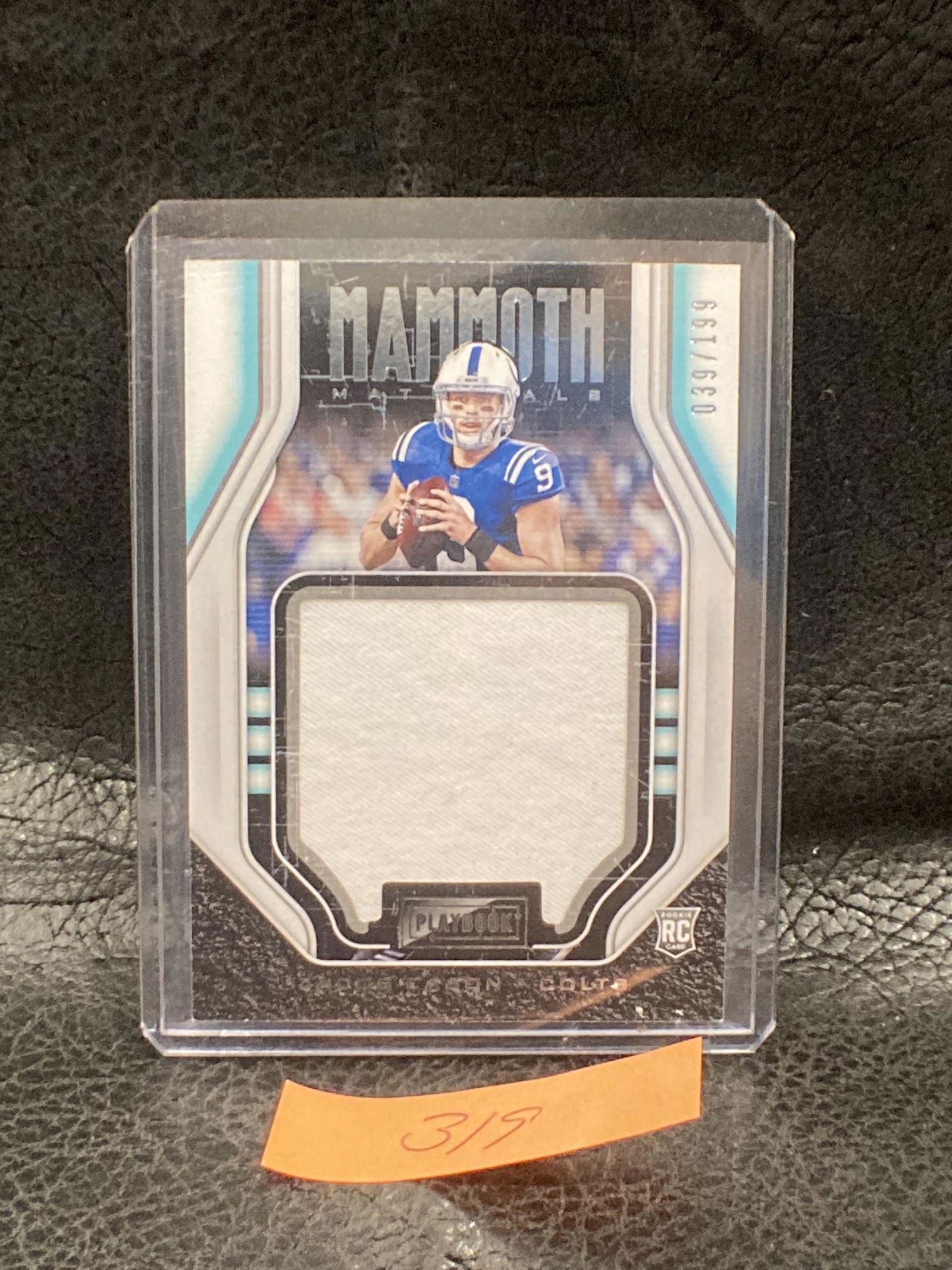 Jacob Eason 2020 Panini Playbook Mammoth Material #MM-JE Rookie Rc (1 of 2)