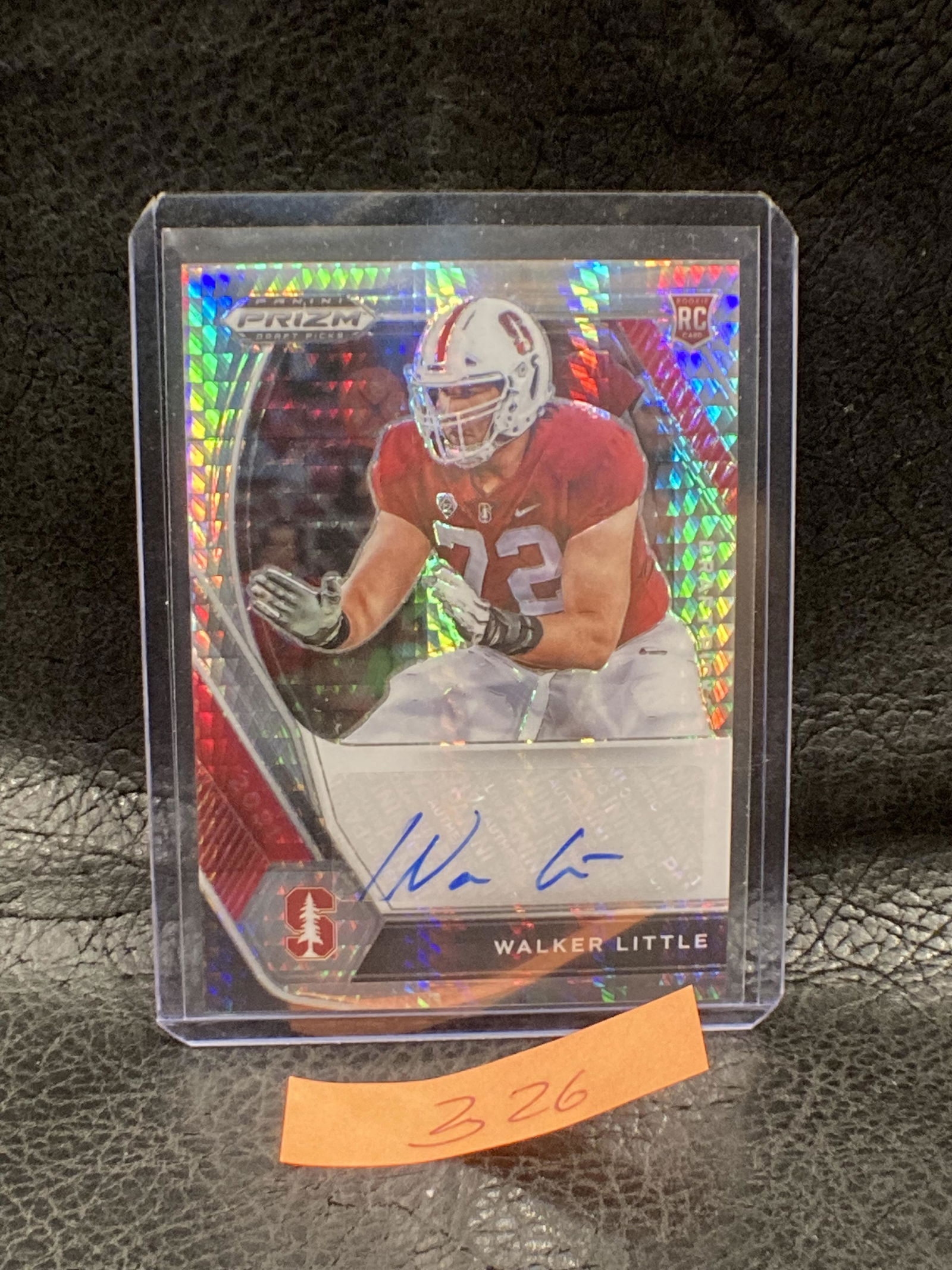 Walker Little 2021 Panini Prizm Draft Picks Hyper #DPA-WAL Auto (1 of 2)