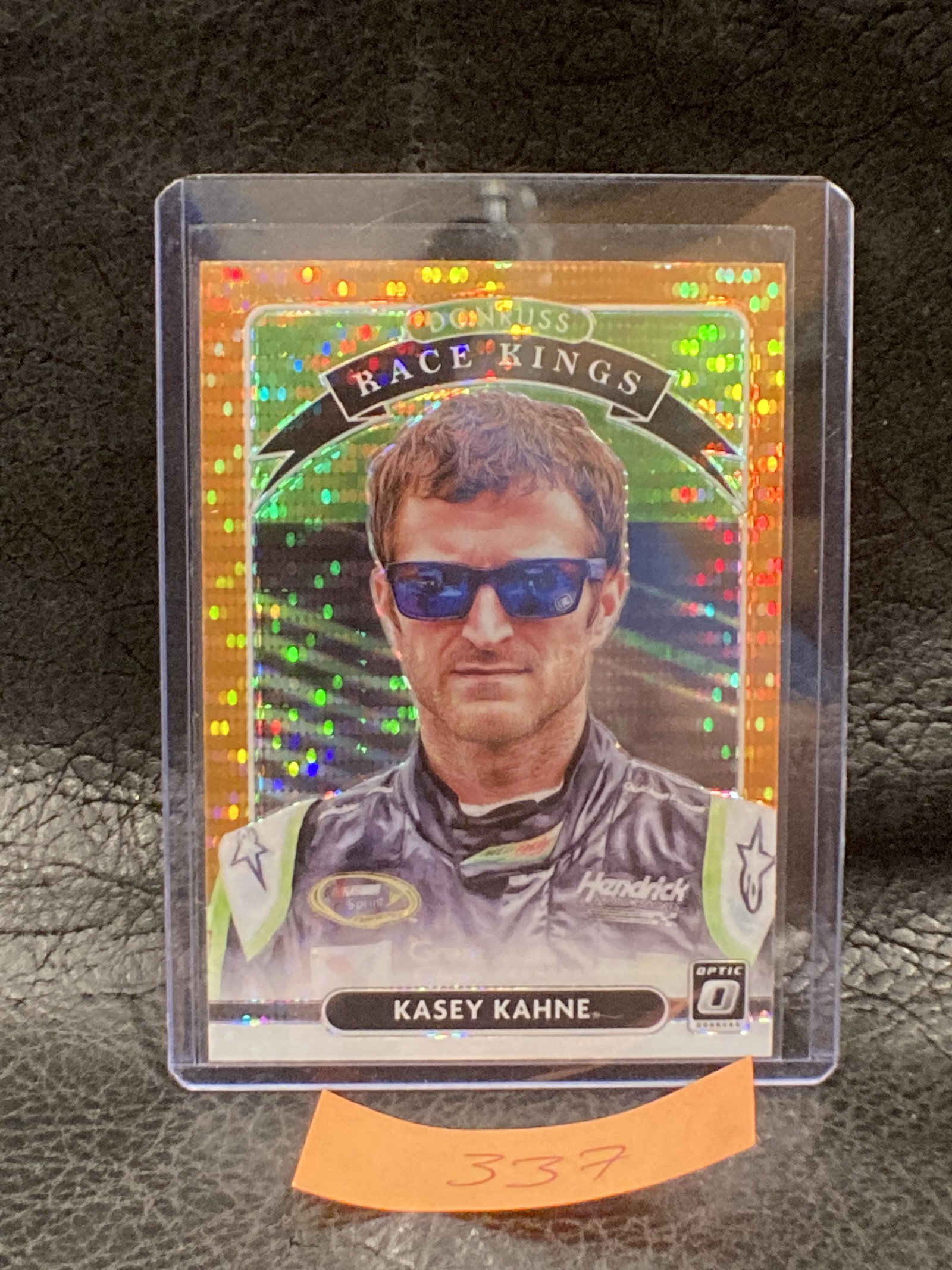 Kasey Kahne 2021 Optic NASCAR Racing Race Kings Orange Pulsar Prizm #4 (1 of 2)