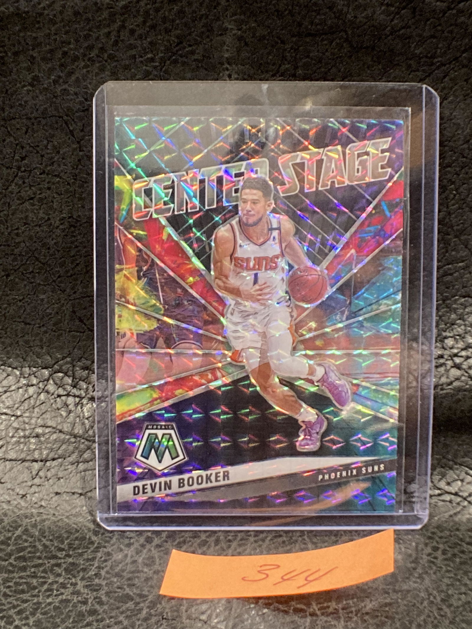 Devin Booker 2020-21 Mosaic Center Stage insert SP Suns (1 of 2)