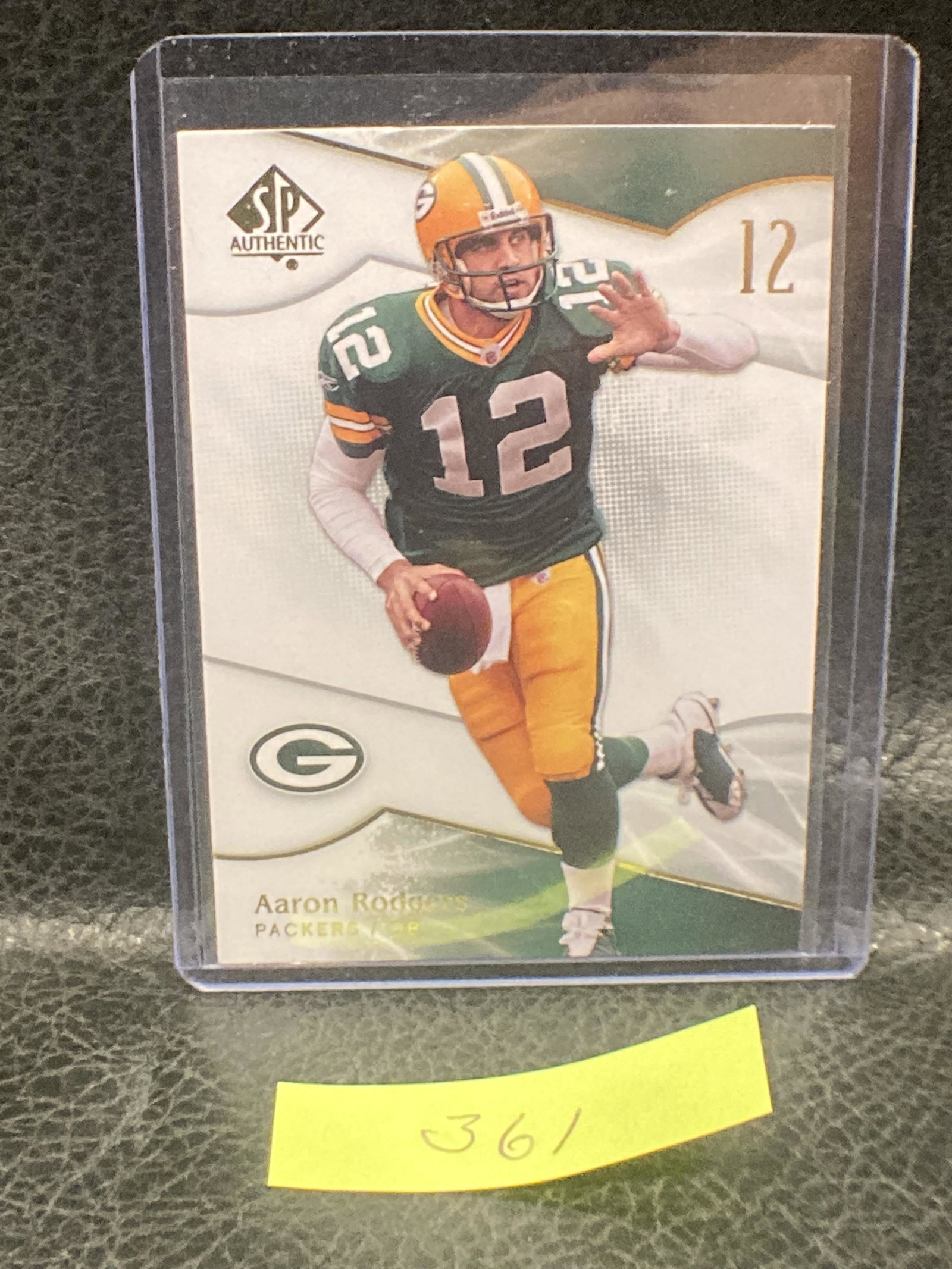 Aaron Rodgers 2009 Upper Deck Sp Authentic #59 Green Bay Packers (1 of 2)