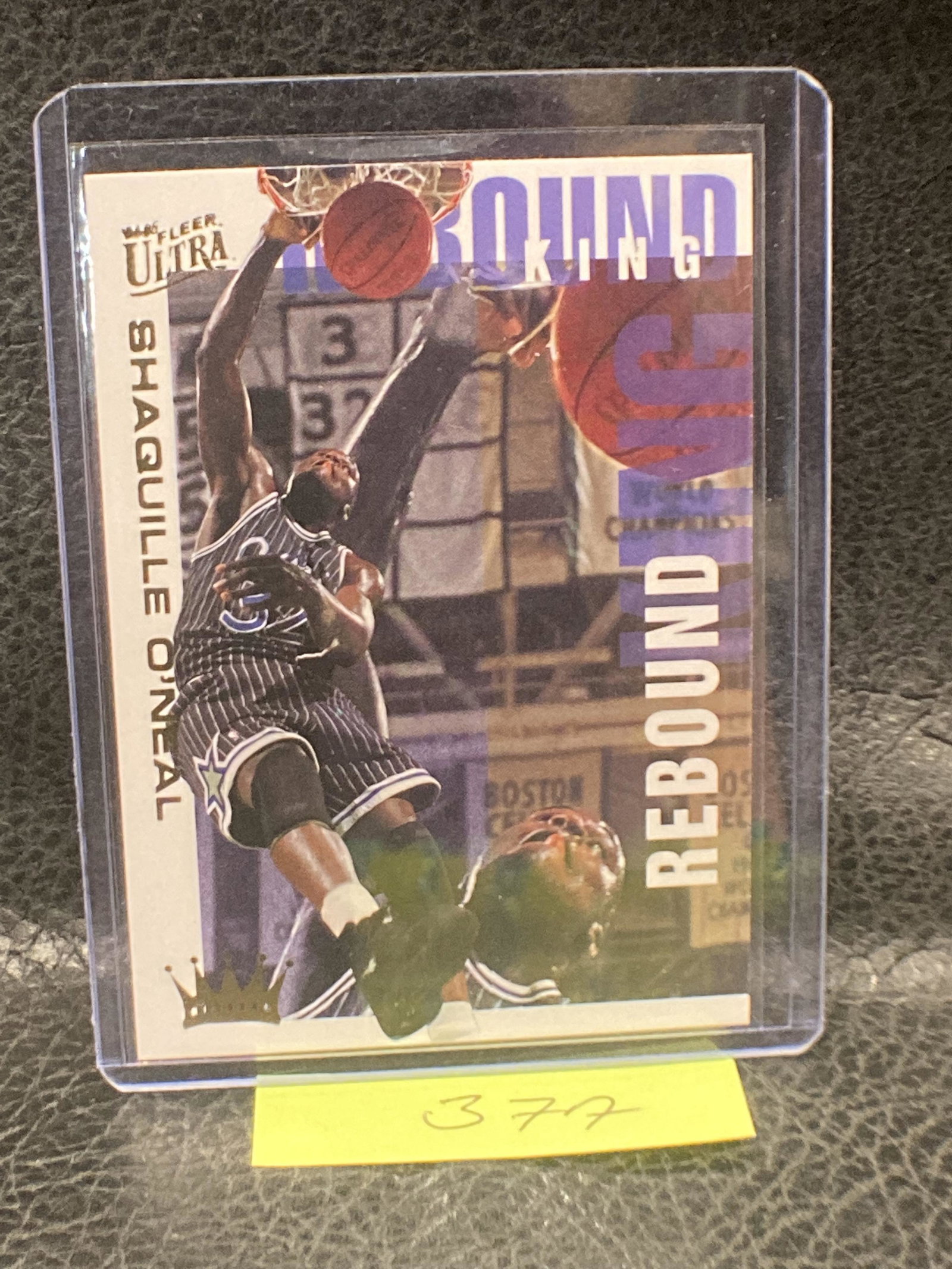 Shaquille Oneal 1994-95 Fleer Ultra Oneal Rebound King Insert Card (1 of 2)