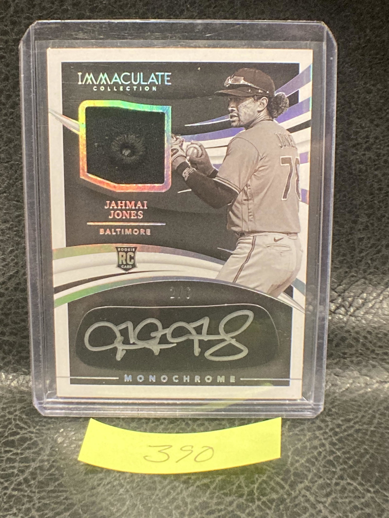 2021 Immaculate Rare Auto Monochrome Orioles 2/6 Hat Hole ? (1 of 2)
