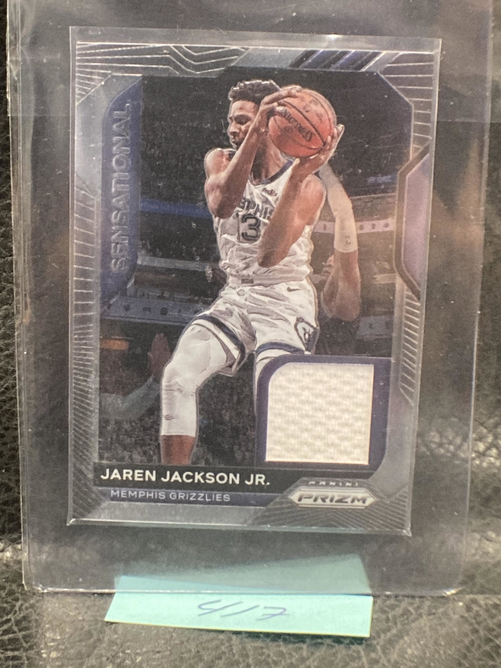 Jaren Jackson Jr Panini Prizm Sensational Jersey Patch Relic Ssw-Jjj (1 of 2)