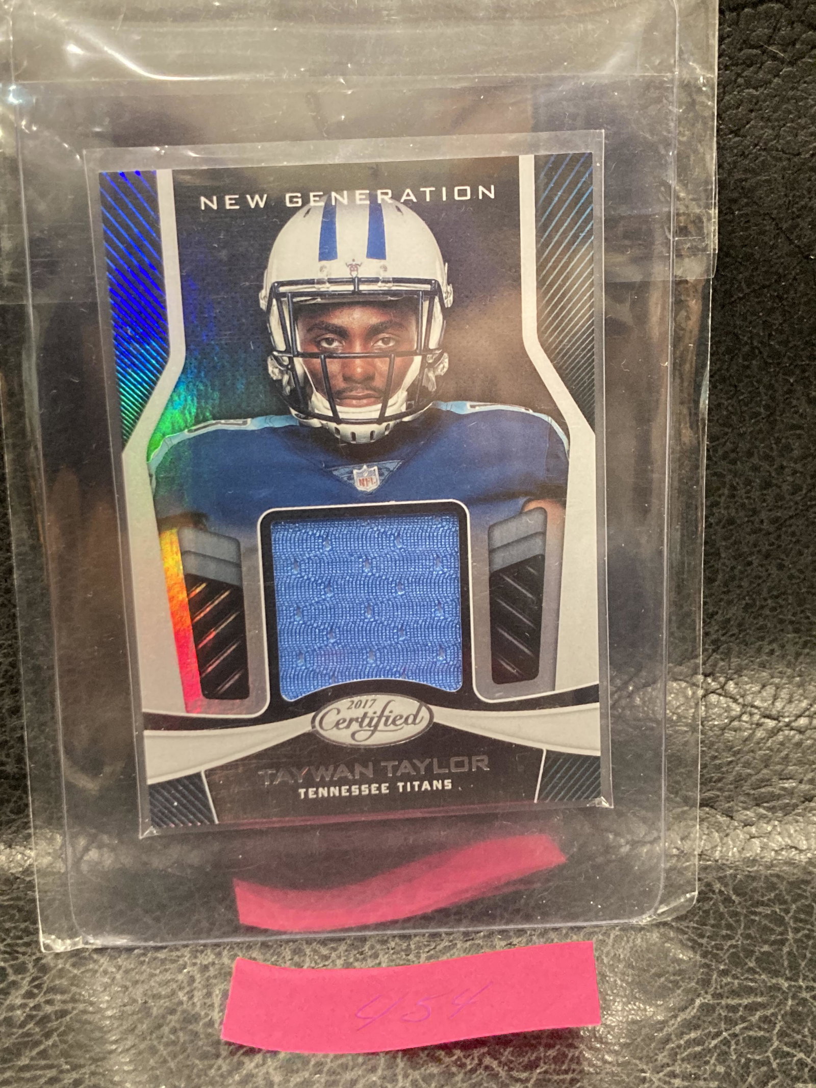 Taywan Taylor 2017 Panini Certified New Generation Jersey Relic Titans (1 of 2)