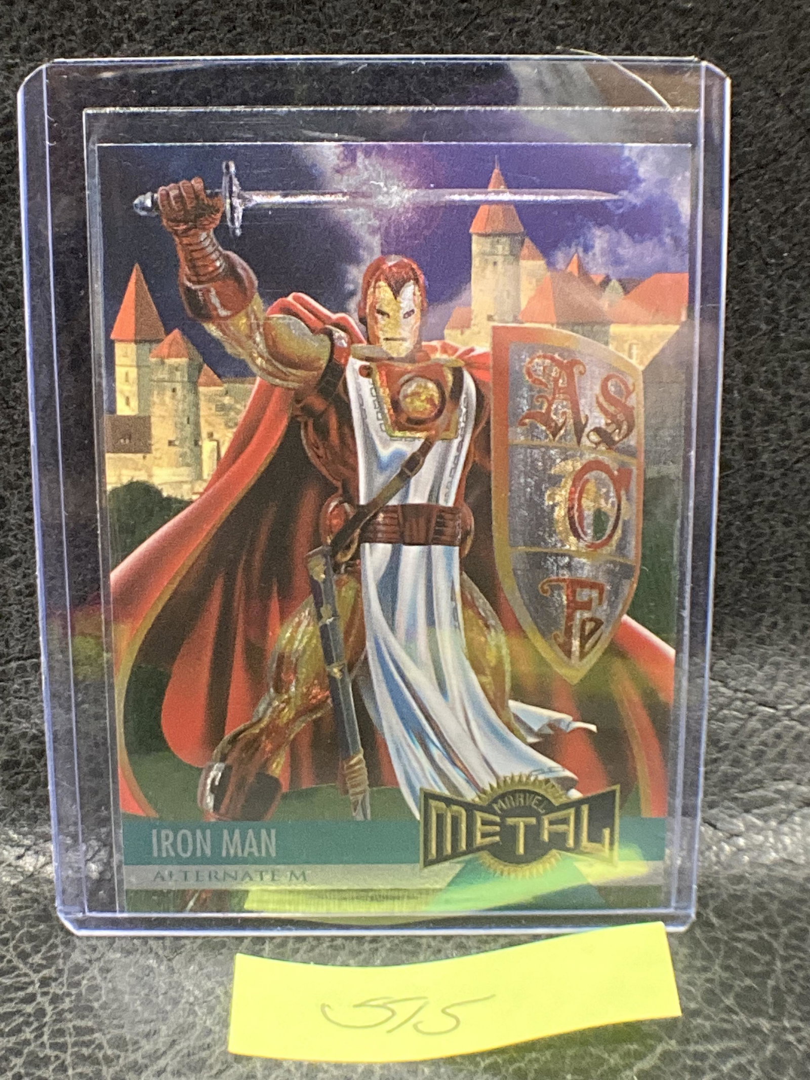 Iron Man 1995 Fleer Marvel Metal Trading Card 130 (1 of 2)