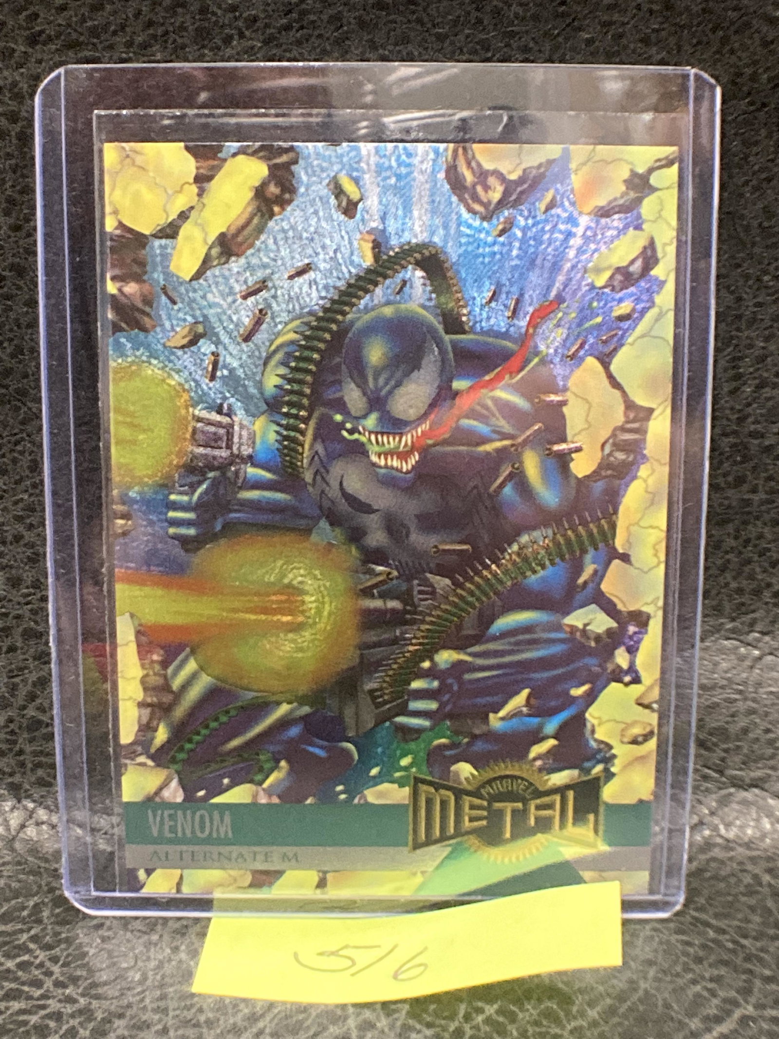 Venom 1995 Fleer Marvel Metal Trading Card 136 (1 of 2)