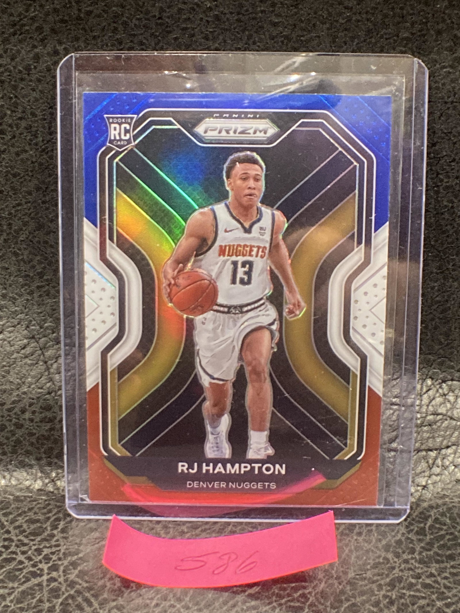 Rj Hampton 2020-21panini Prizm Basketball Red White Blue Prizm Rc # Nuggets (1 of 2)