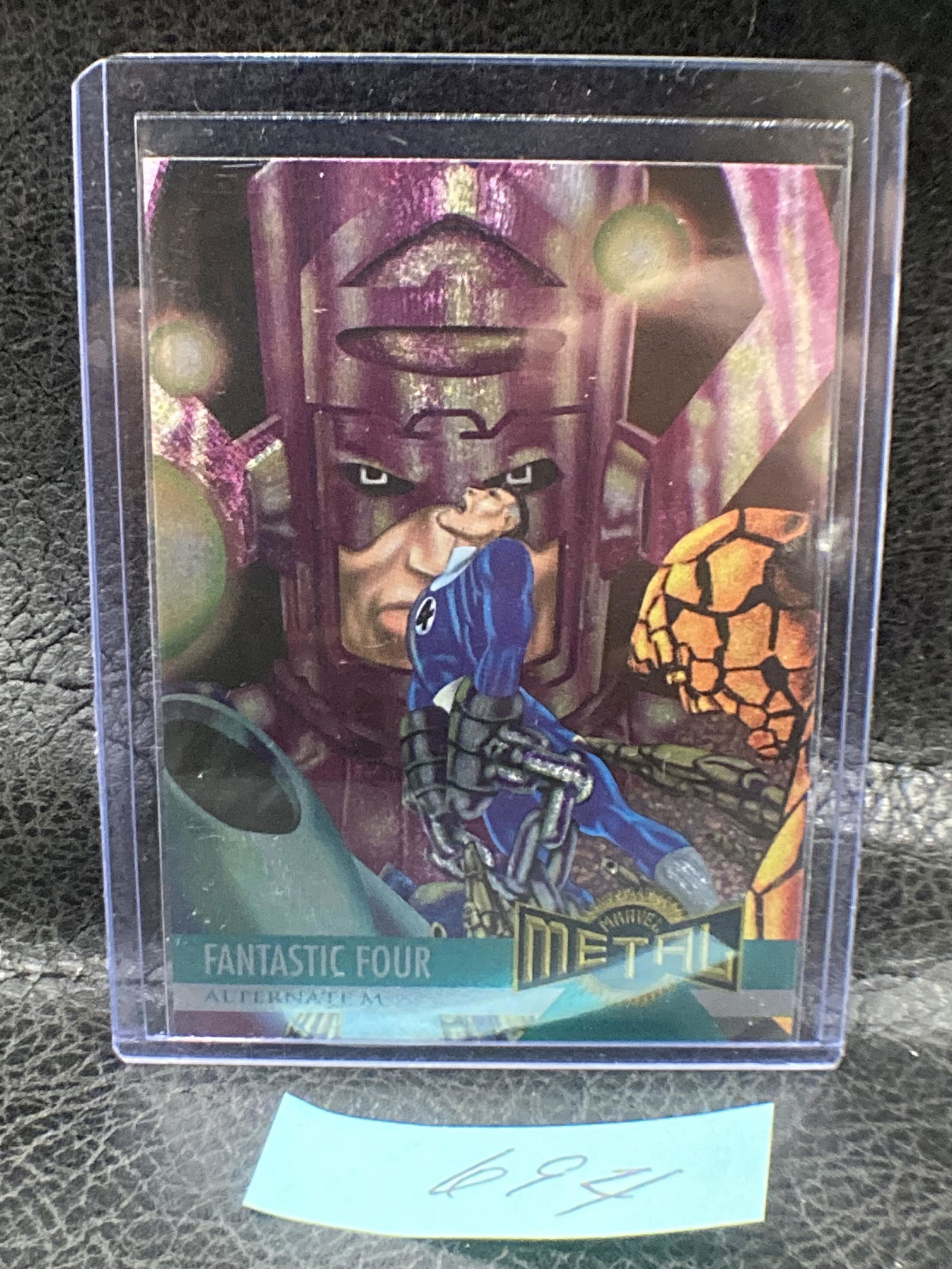 Fantastic Four Alternative 1995 Fleer Marvel Metal Trading Card (1 of 2)