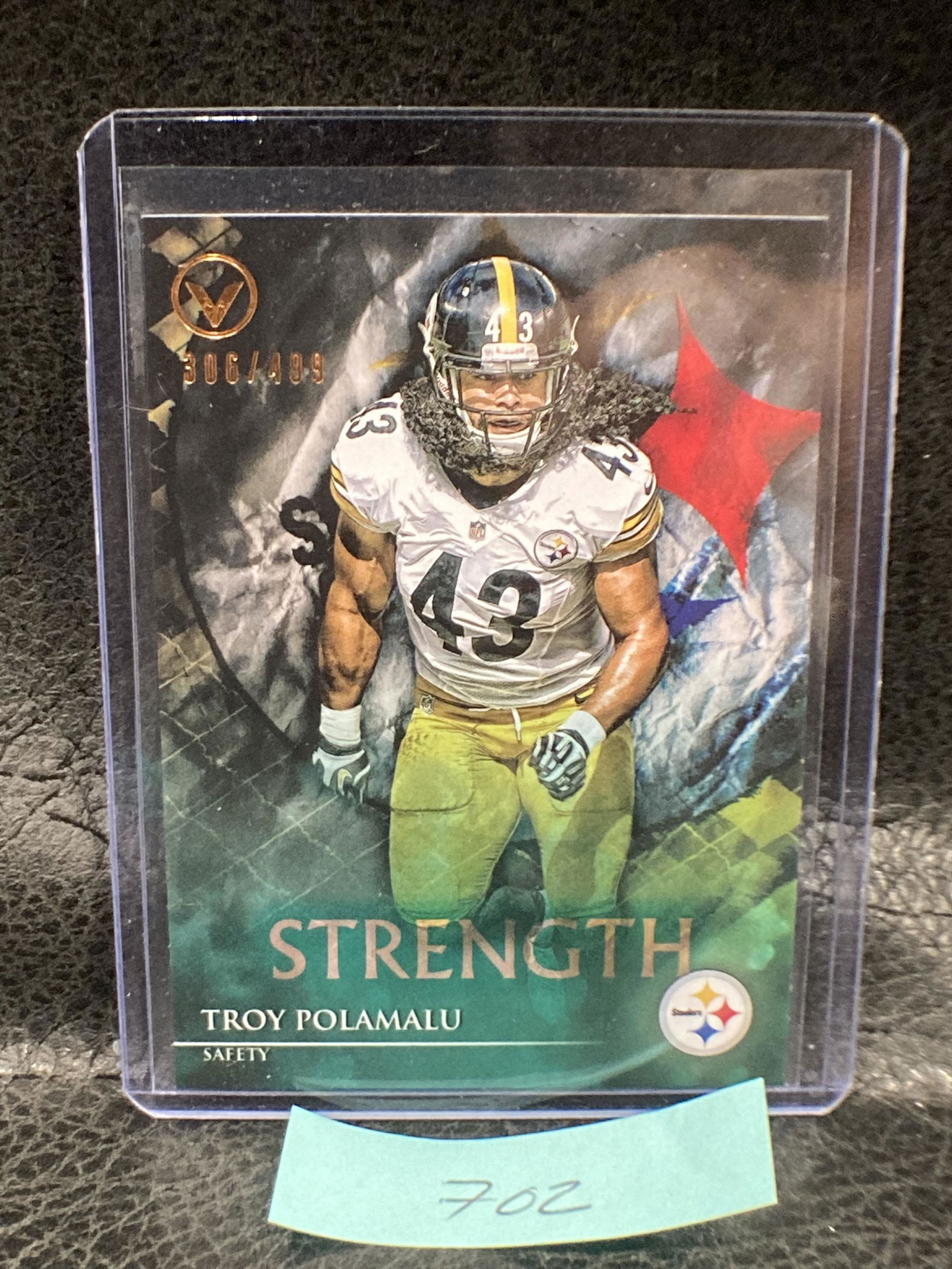 Troy Polamalu 2014 Topps Valor Strength /499 #59 Hof Steelers (1 of 2)