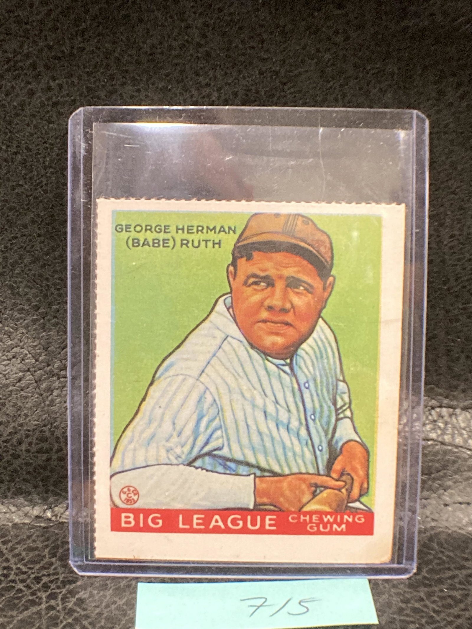 Babe Ruth Goudey Dover Reprint #181 New York Yankees: Babe Ruth Goudey Dover Reprint #181 New York Yankees