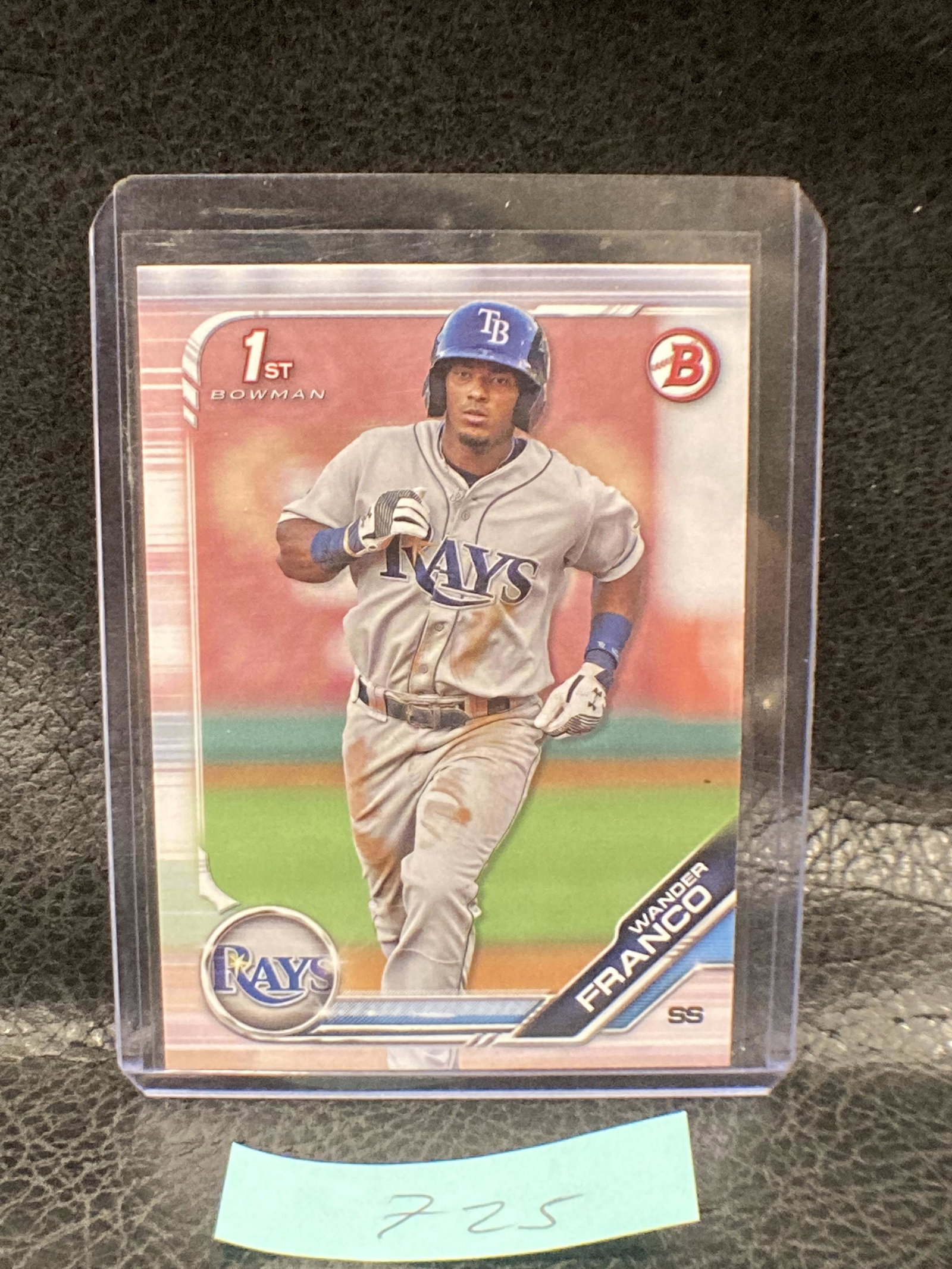 Wander Franco2019 Bowman 1st Paper Prospect Rookie Rc #BP-100 Rays (1 of 2)