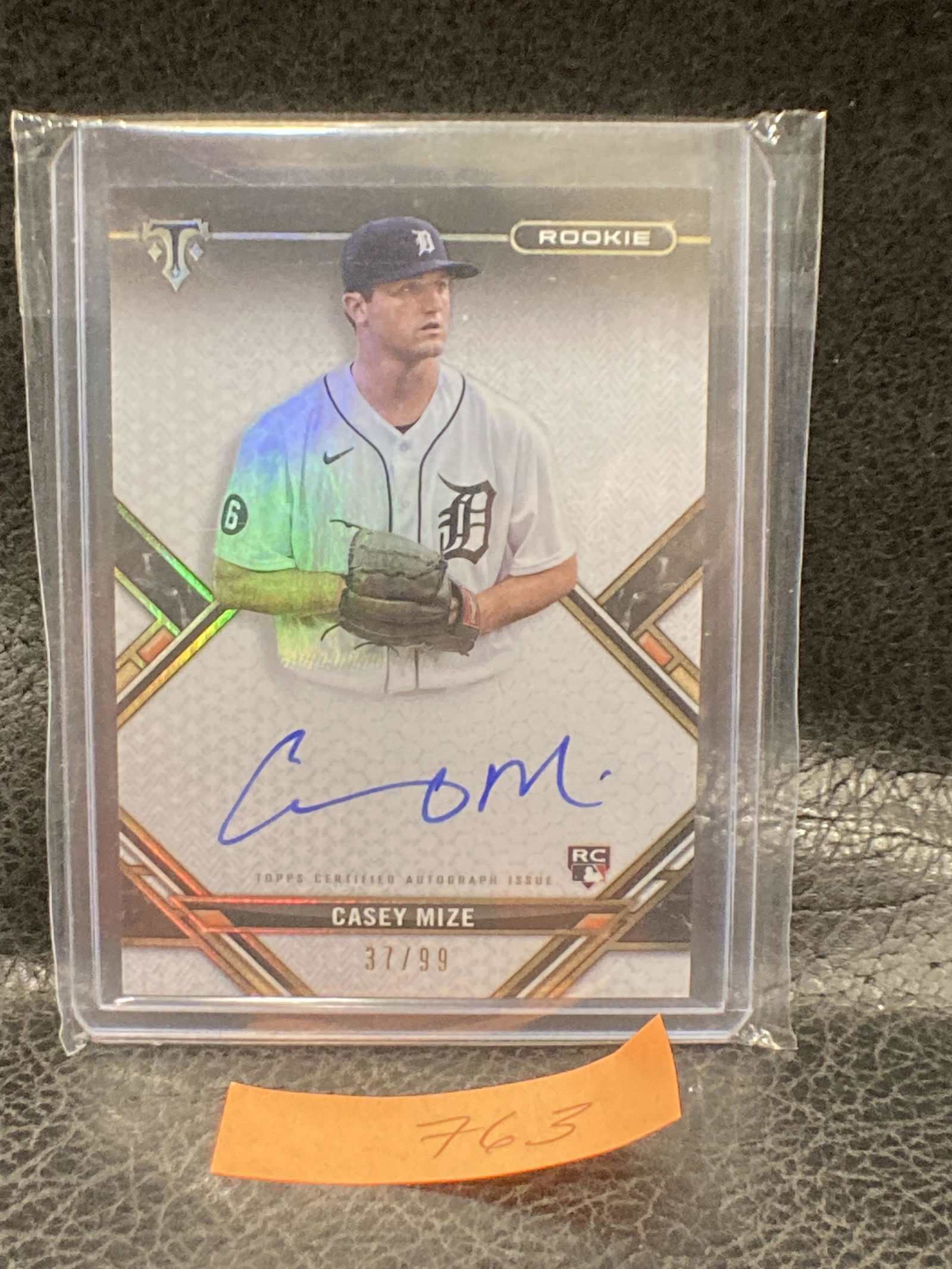 Casey Mize 2021 Triple Threads Rookie Auto /99 On Card Rc Autograph Tigers (1 of 2)
