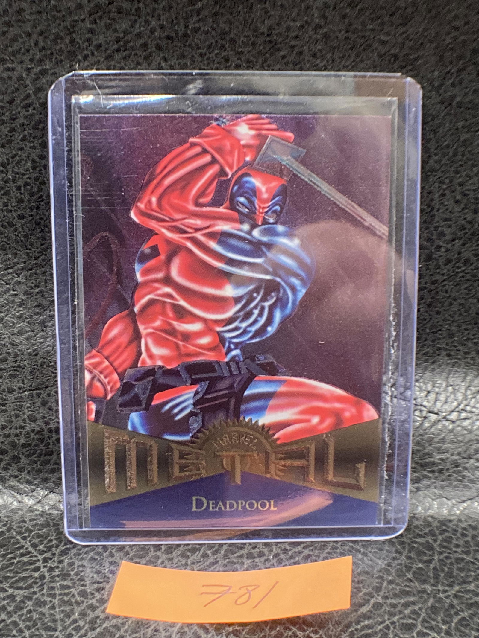 Dead Pool Power Grid 1995 Fleer Marvel Metal Trading Card (1 of 2)