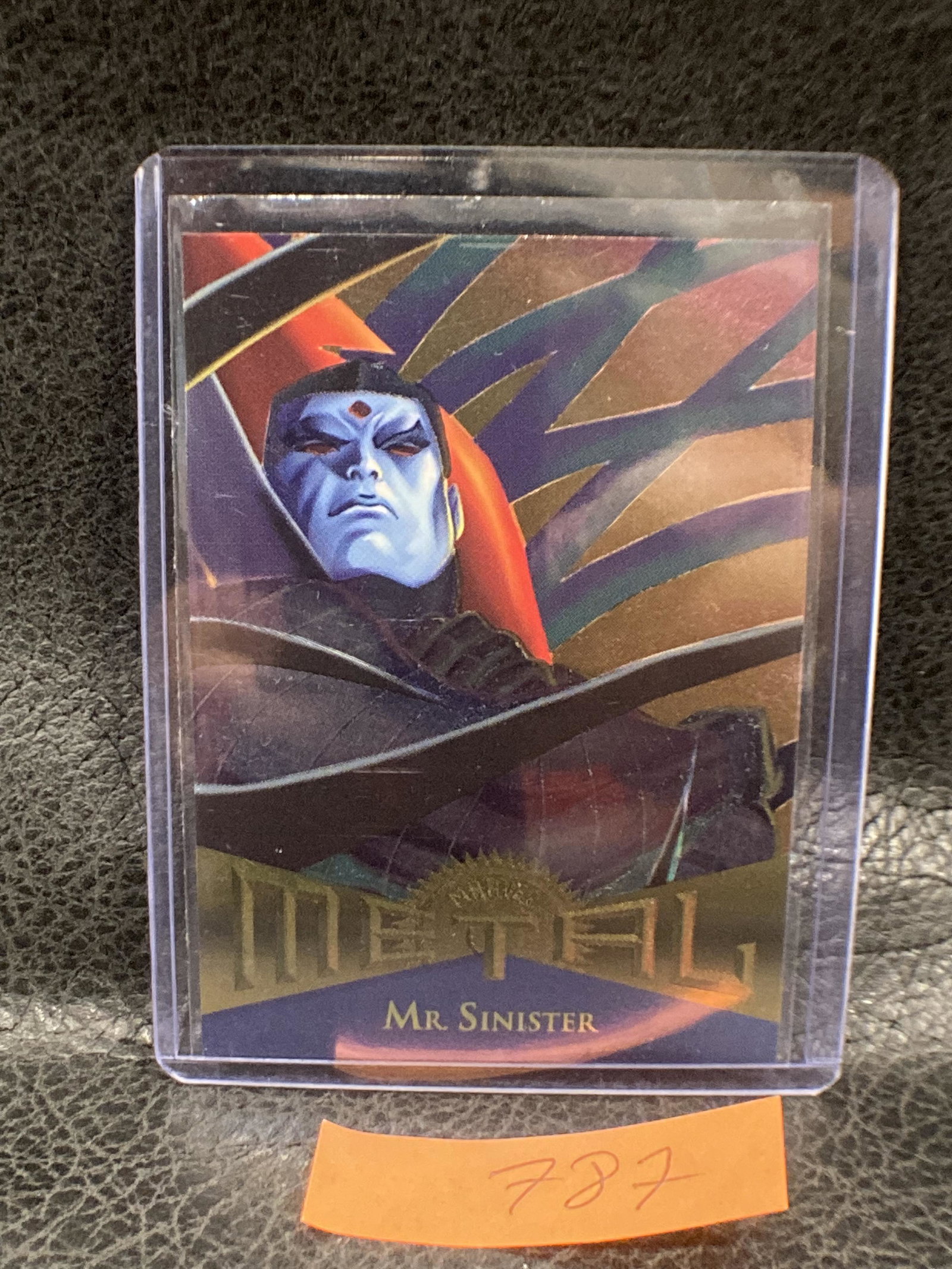 Mr Sinister Power Grid 1995 Fleer Marvel Metal Trading Card: Mr Sinister Power Grid 1995 Fleer Marvel Metal Trading Card