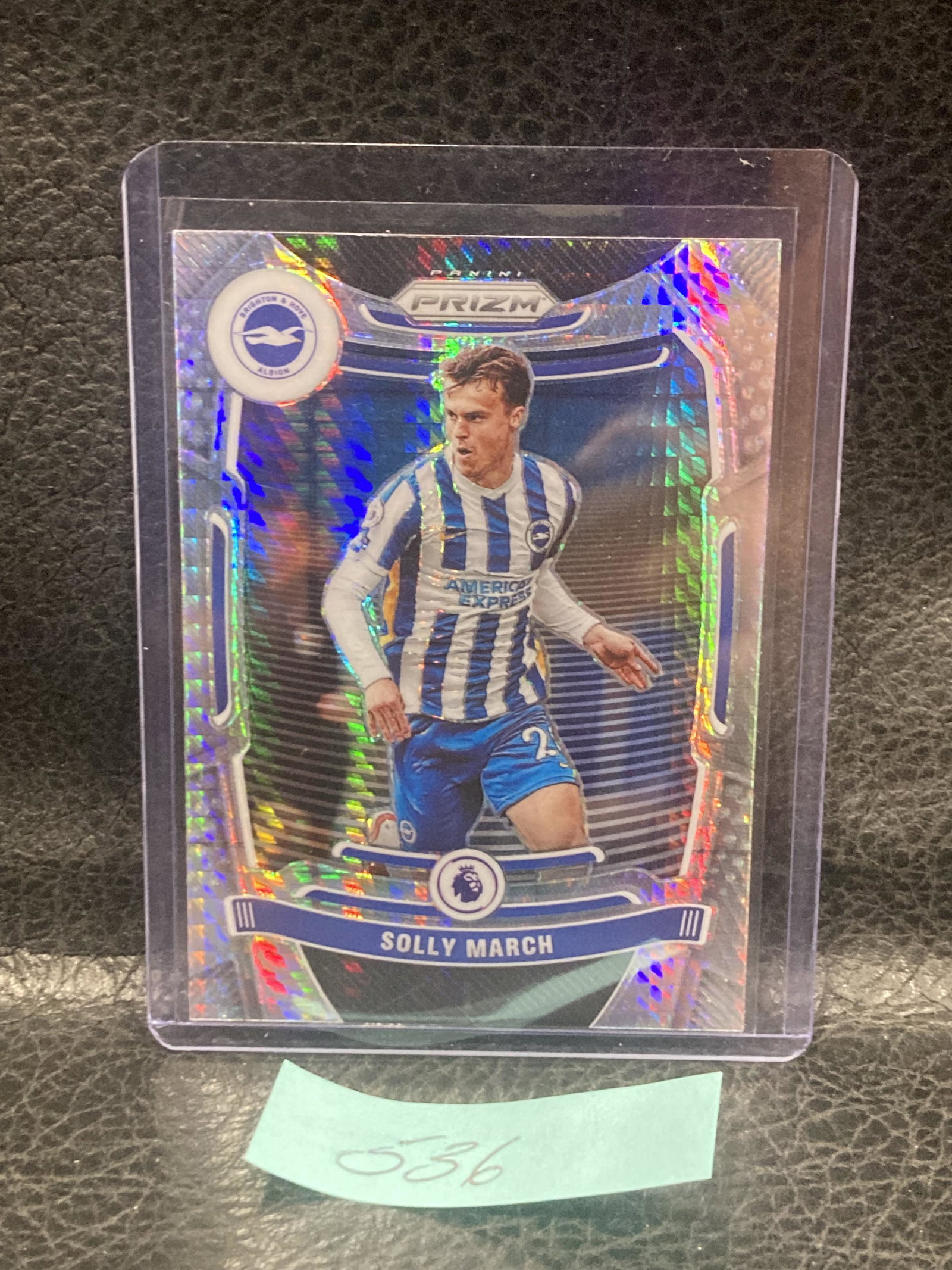 Solly March 2021-22 Panini Prizm Premier League Hyper Prizm Brighton: Solly March 2021-22 Panini Prizm Premier League Hyper Prizm Brighton
