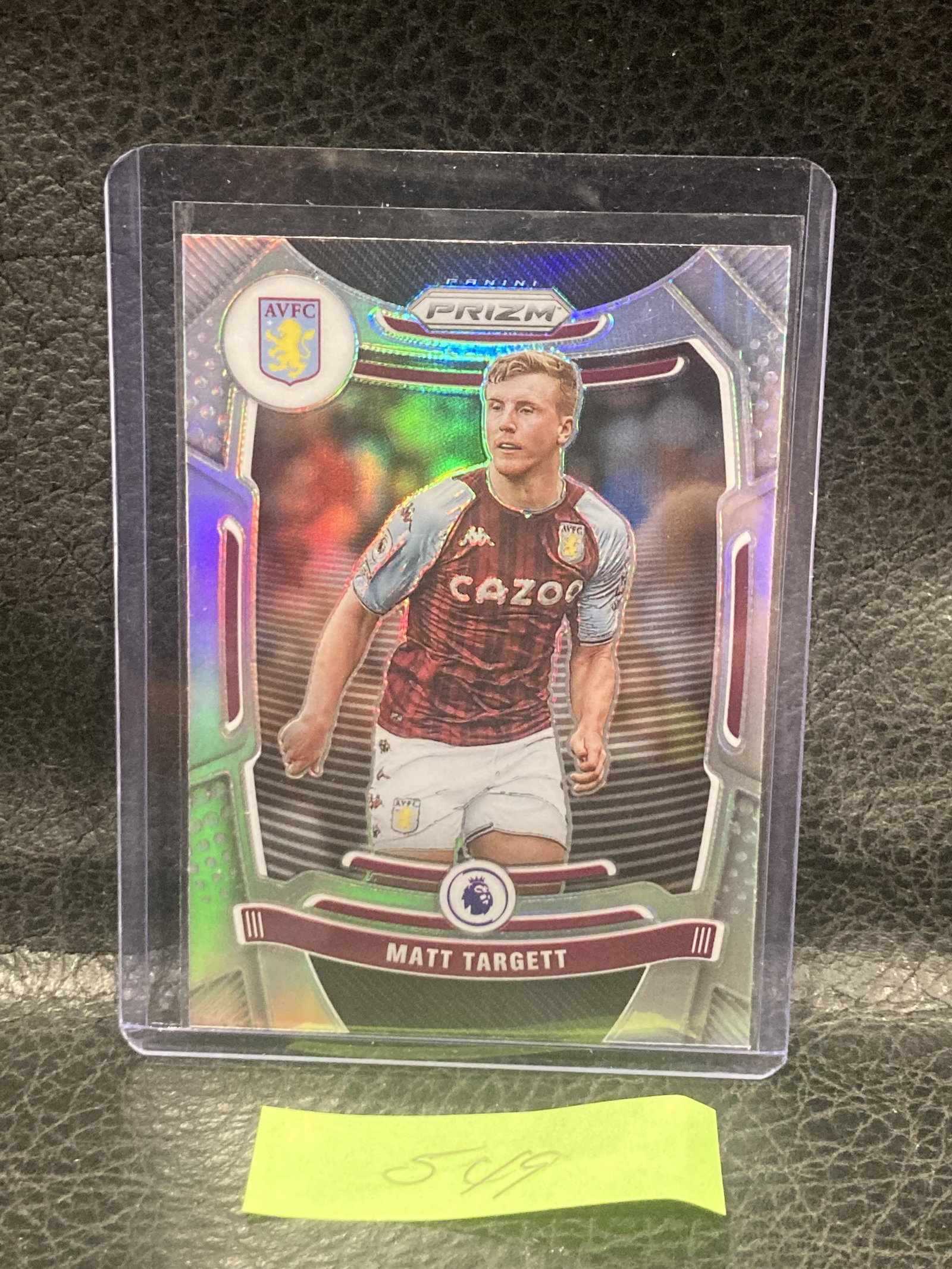 Matt Targett 2021-22 Panini Prizm Premier League Epl Silver #125 Aston Villa: Matt Targett 2021-22 Panini Prizm Premier League Epl Silver #125 Aston Villa