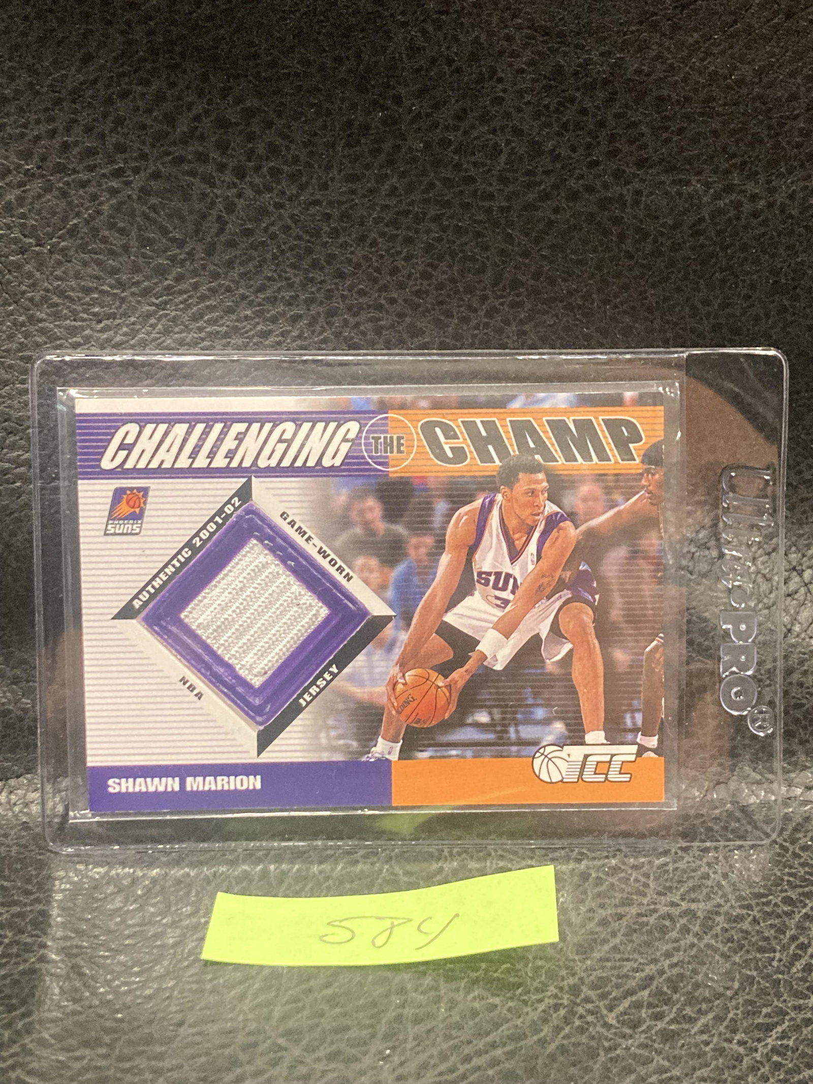 Shawn Marion Suns 2001-02 Topps Tcc Challenging The Champ Game Worn Jersey: Shawn Marion Suns 2001-02 Topps Tcc Challenging The Champ Game Worn Jersey