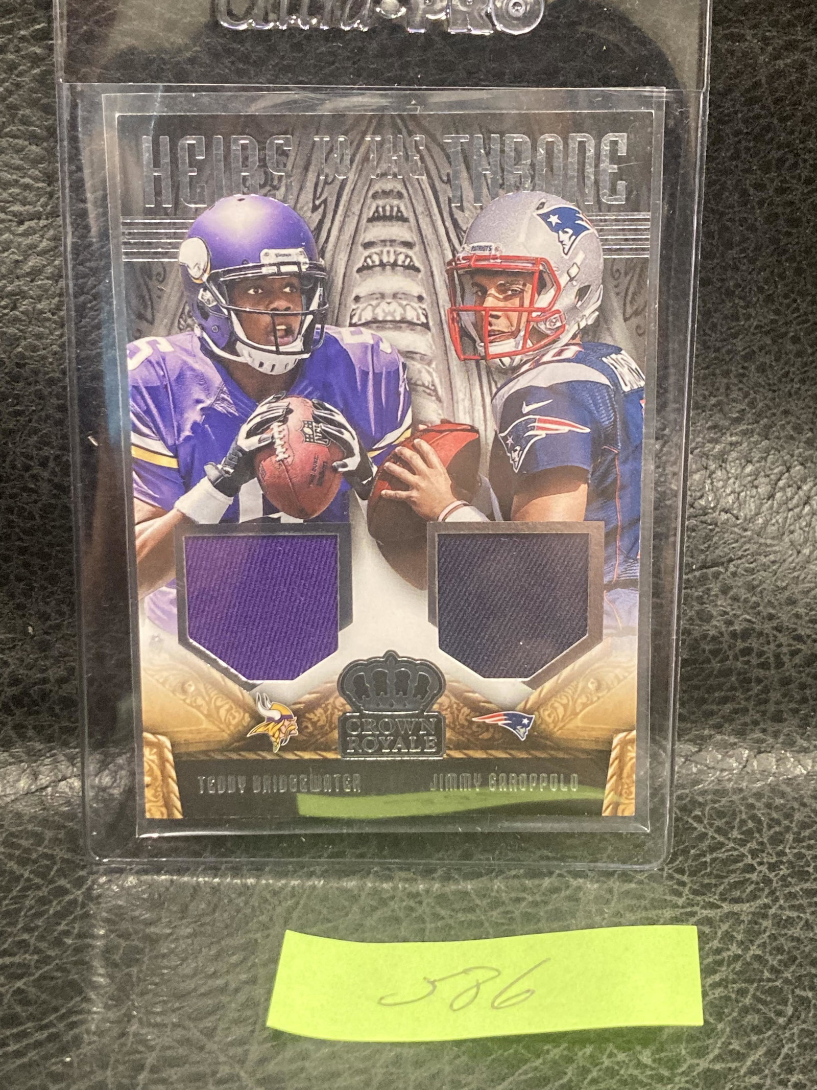 Bridgewater Garoppolo 2014 Crown Royale Rc Rookie Heirs To The Throne /399: Bridgewater Garoppolo 2014 Crown Royale Rc Rookie Heirs To The Throne /399