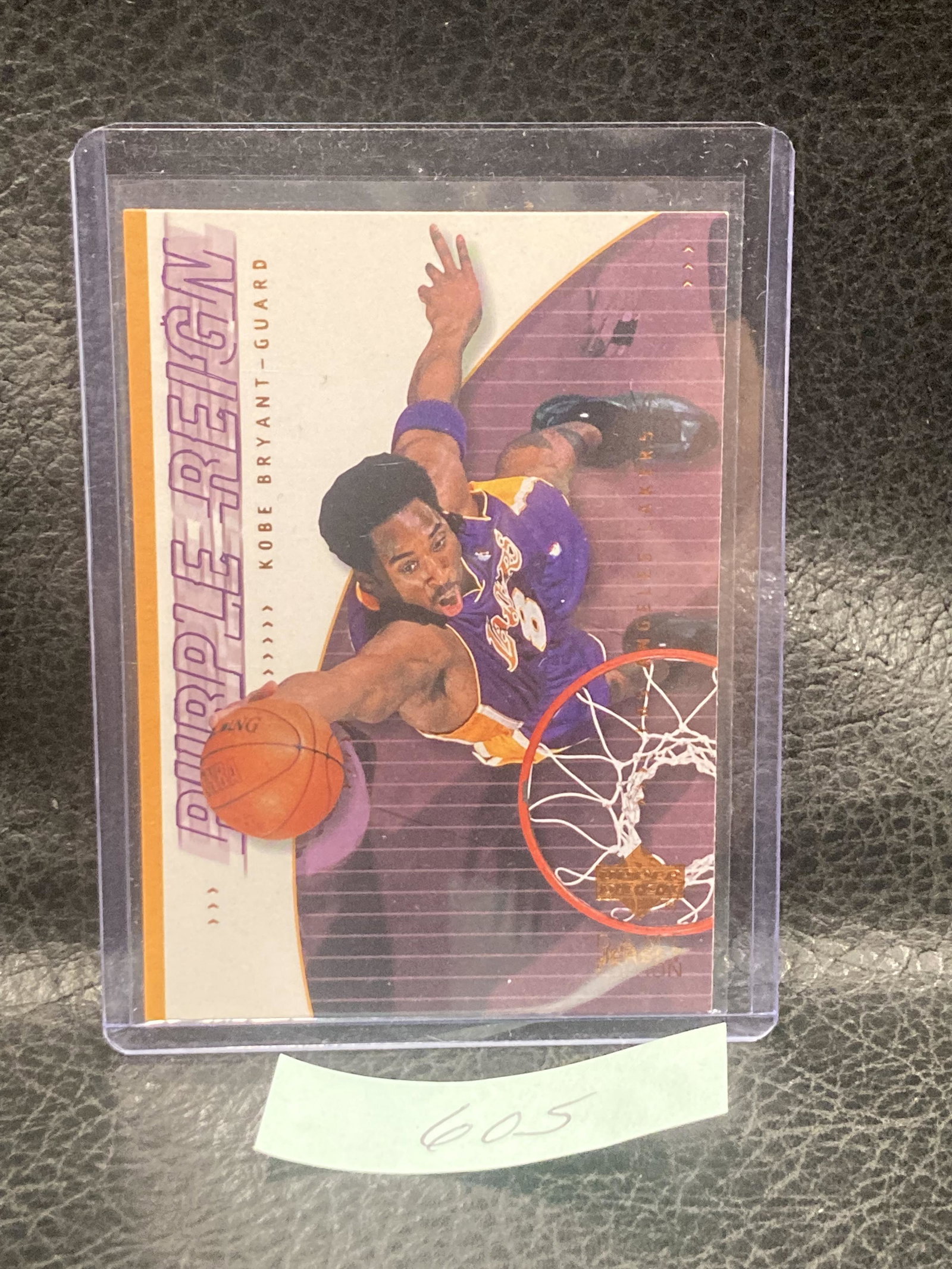 Kobe Bryant 2001 Upper Deck Game Jersey Edition Purple Reign #435: Kobe Bryant 2001 Upper Deck Game Jersey Edition Purple Reign #435