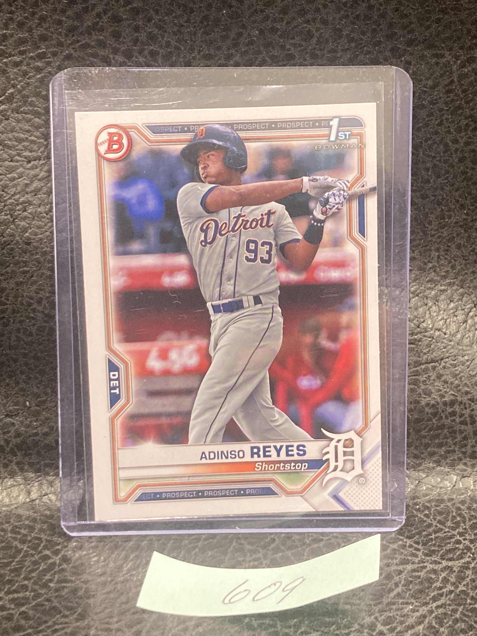 Adinso Reyes 2021 Bowman Prospects Paper Base #BP-21 1st Bowman Detroit Tigers: Adinso Reyes 2021 Bowman Prospects Paper Base #BP-21 1st Bowman Detroit Tigers