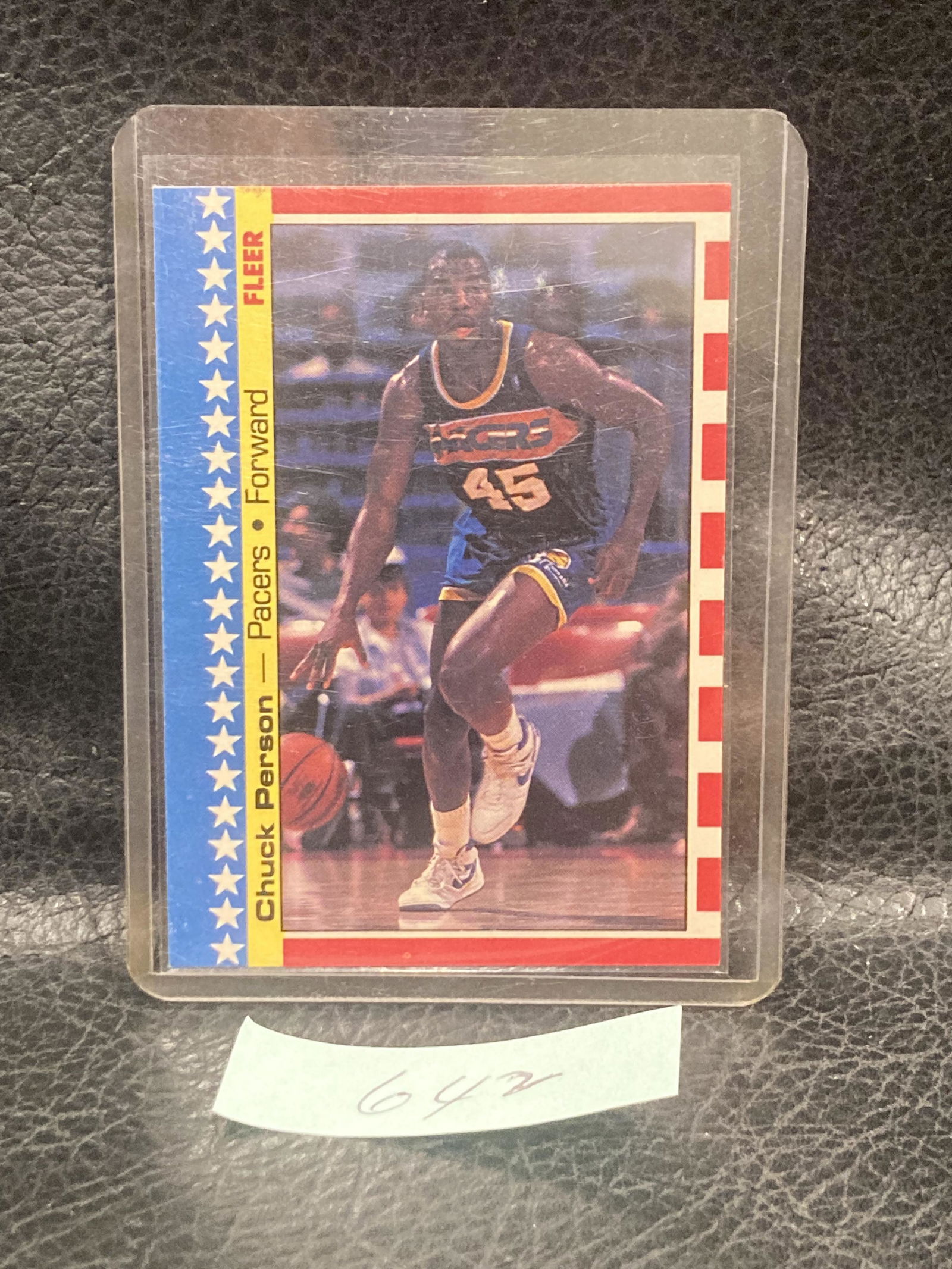 Chuck Person 1987-88 Fleer Sticker Set Break # 10: Chuck Person 1987-88 Fleer Sticker Set Break # 10