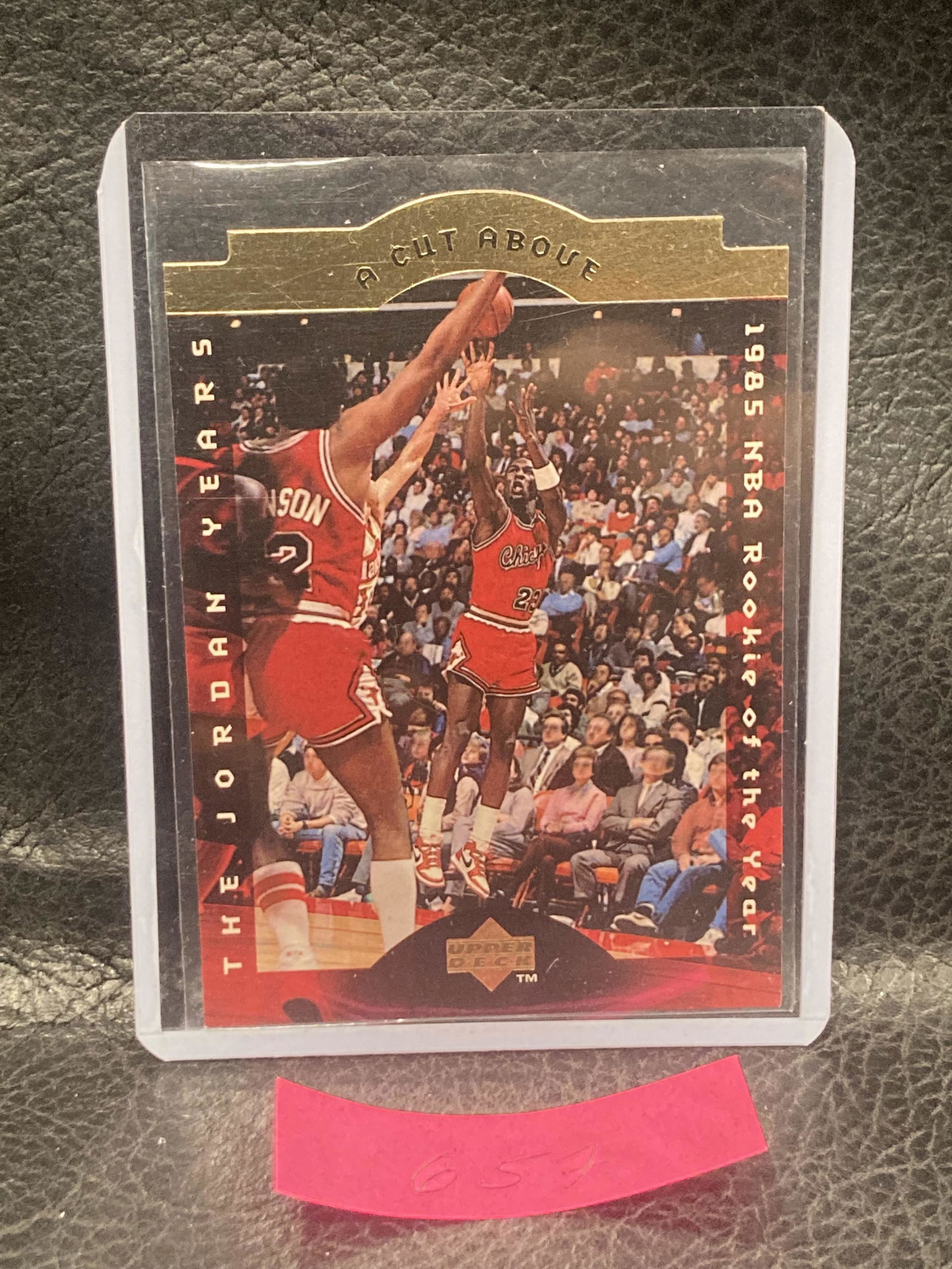 Michael Jordan 1996 Upper Deck A Cut Above #CA4 Defensive Player Of The Year: Michael Jordan 1996 Upper Deck A Cut Above #CA4 Defensive Player Of The Year
