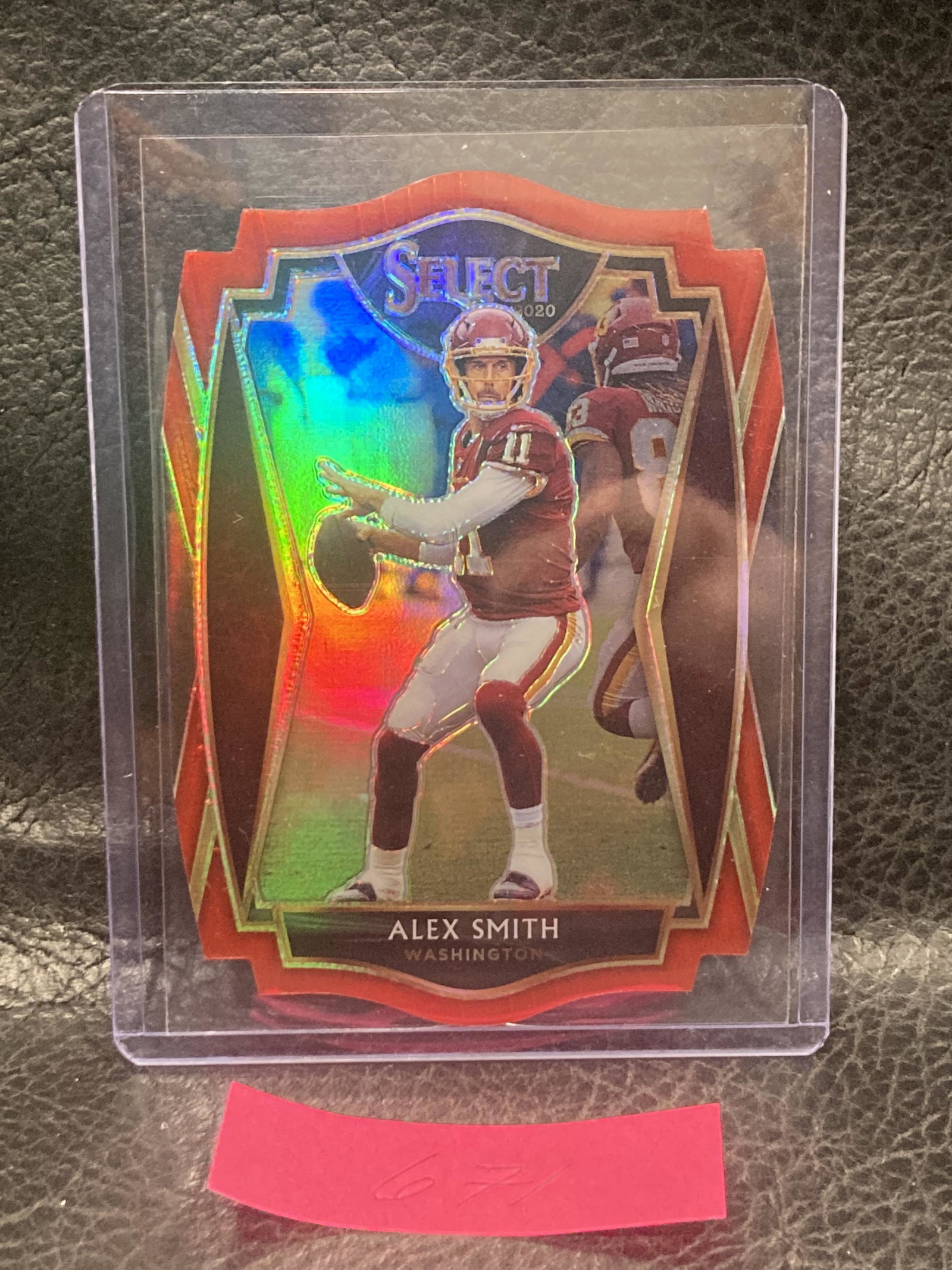 Alex Smith 2020 Select Die Cut Red Prizm Premiere Level Washington Redskins Team: Alex Smith 2020 Select Die Cut Red Prizm Premiere Level Washington Redskins Team