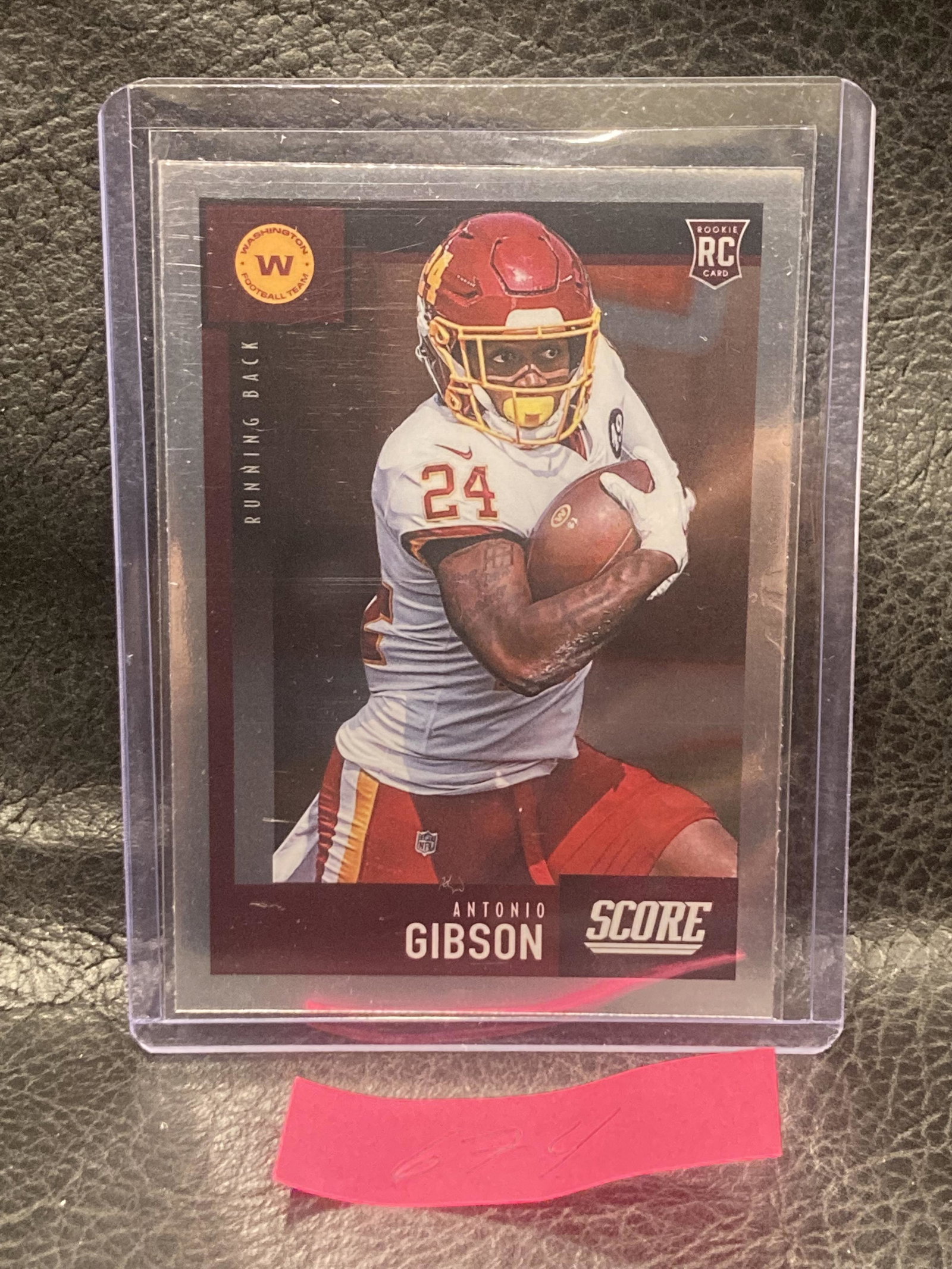 Antonio Gibson 2020 Panini Chronicles Football Score Silver Border Rc: Antonio Gibson 2020 Panini Chronicles Football Score Silver Border Rc