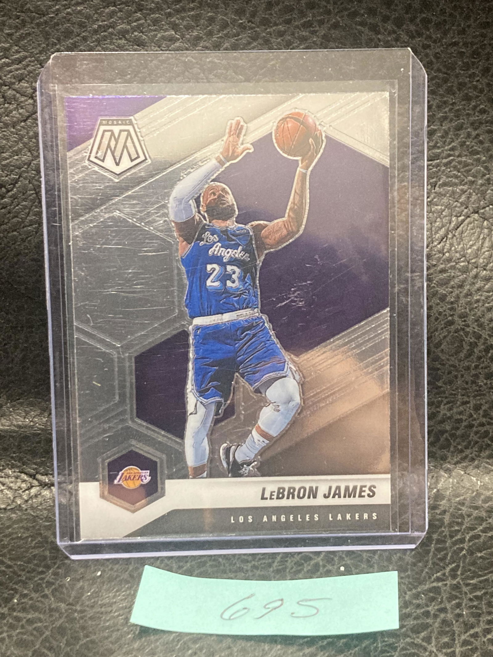 Lebron James 2020-21 Panini Mosaic Basketball #81 Base Card La Lakers: Lebron James 2020-21 Panini Mosaic Basketball #81 Base Card La Lakers